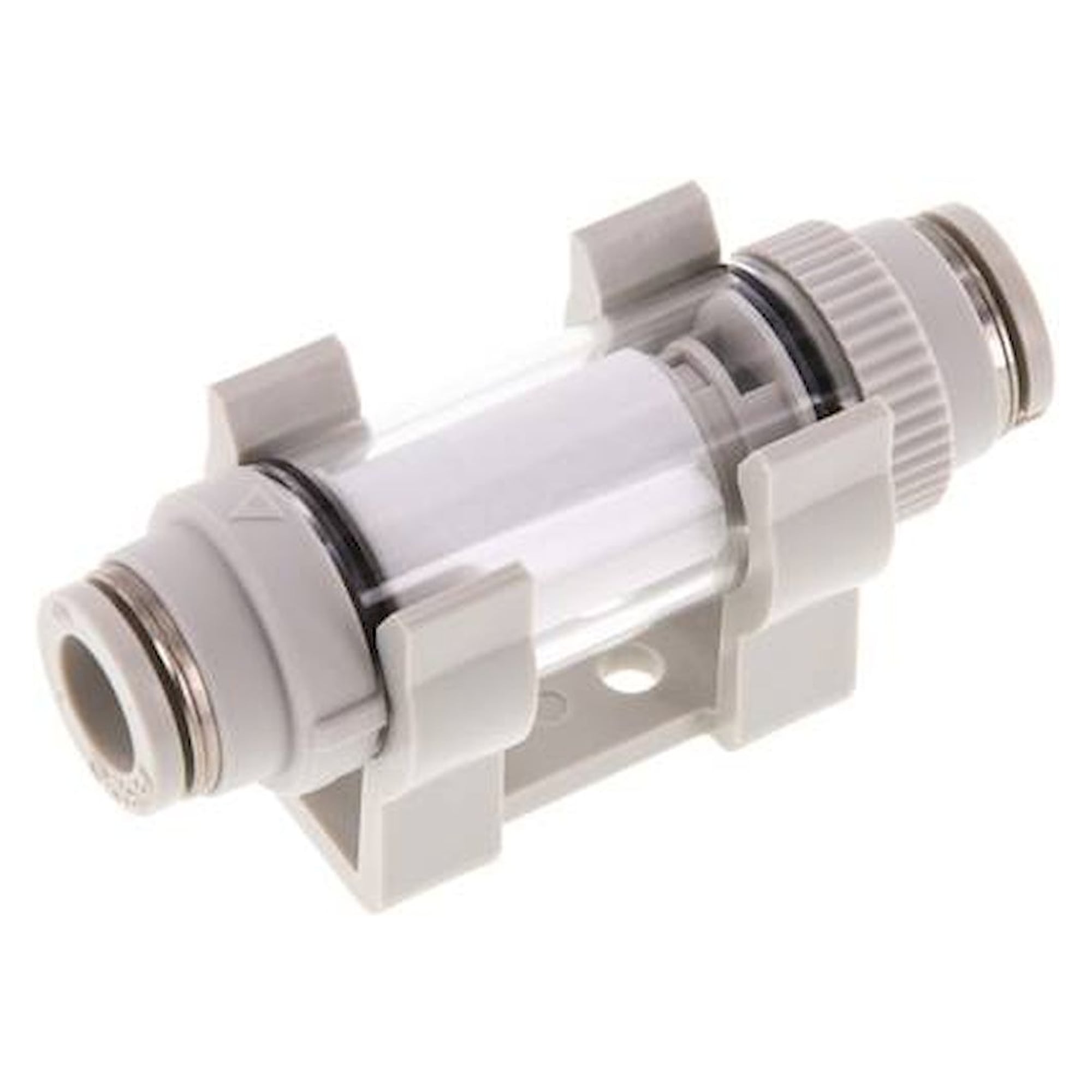 Inline vacuum filter with push-in fittings 10mm
