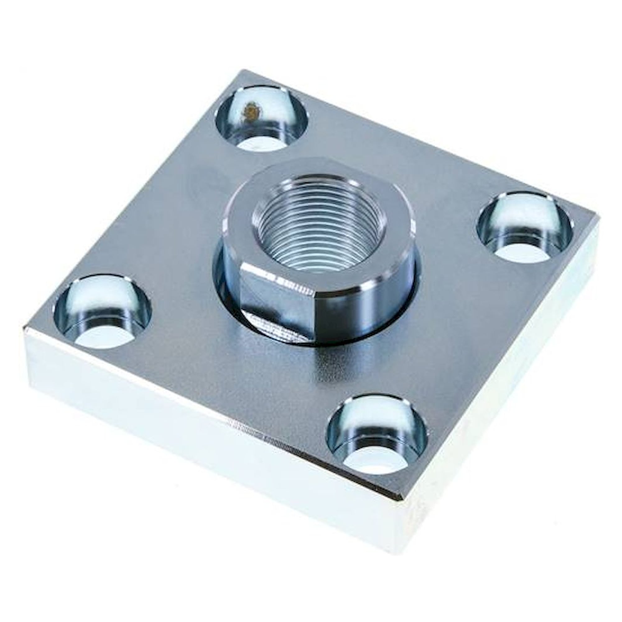 Flexo coupling m. Mounting plate, M 27x2, Zinc plated steel