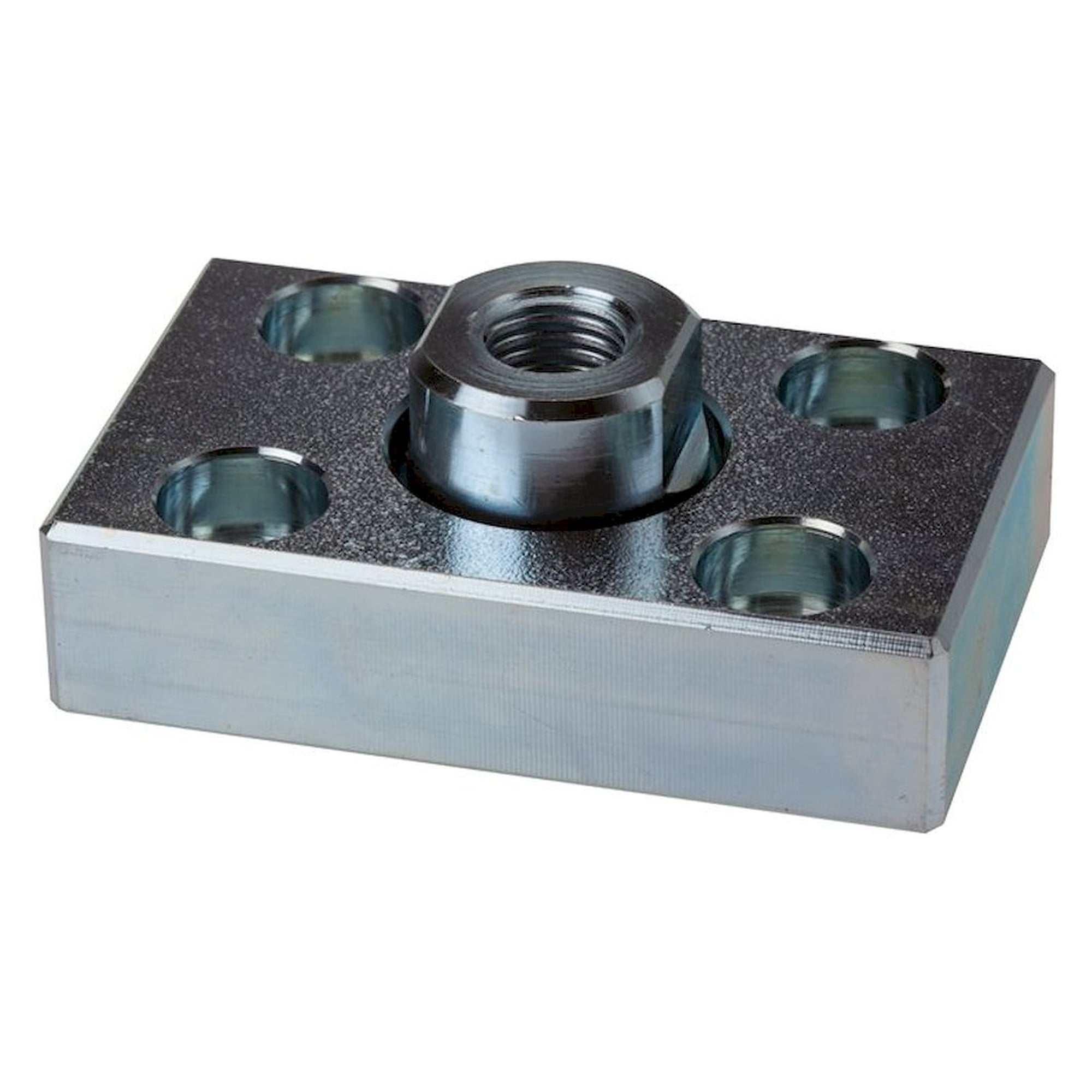 Flexo coupling m. Mounting plate, M 36x2, Zinc plated steel