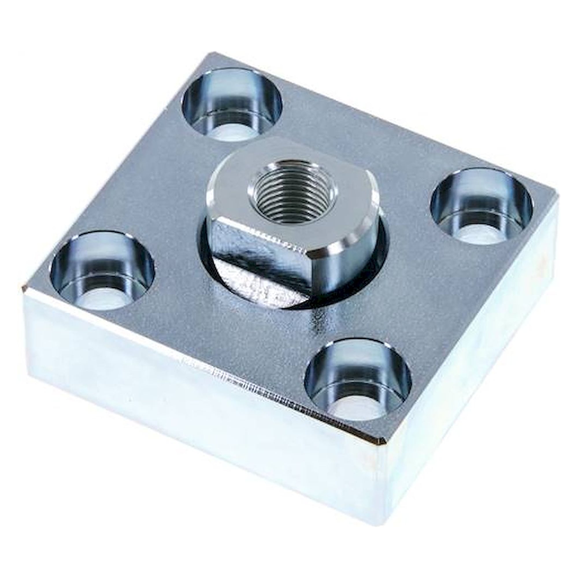 Flexo coupling m. Mounting plate, M 12x1,25, Zinc plated steel
