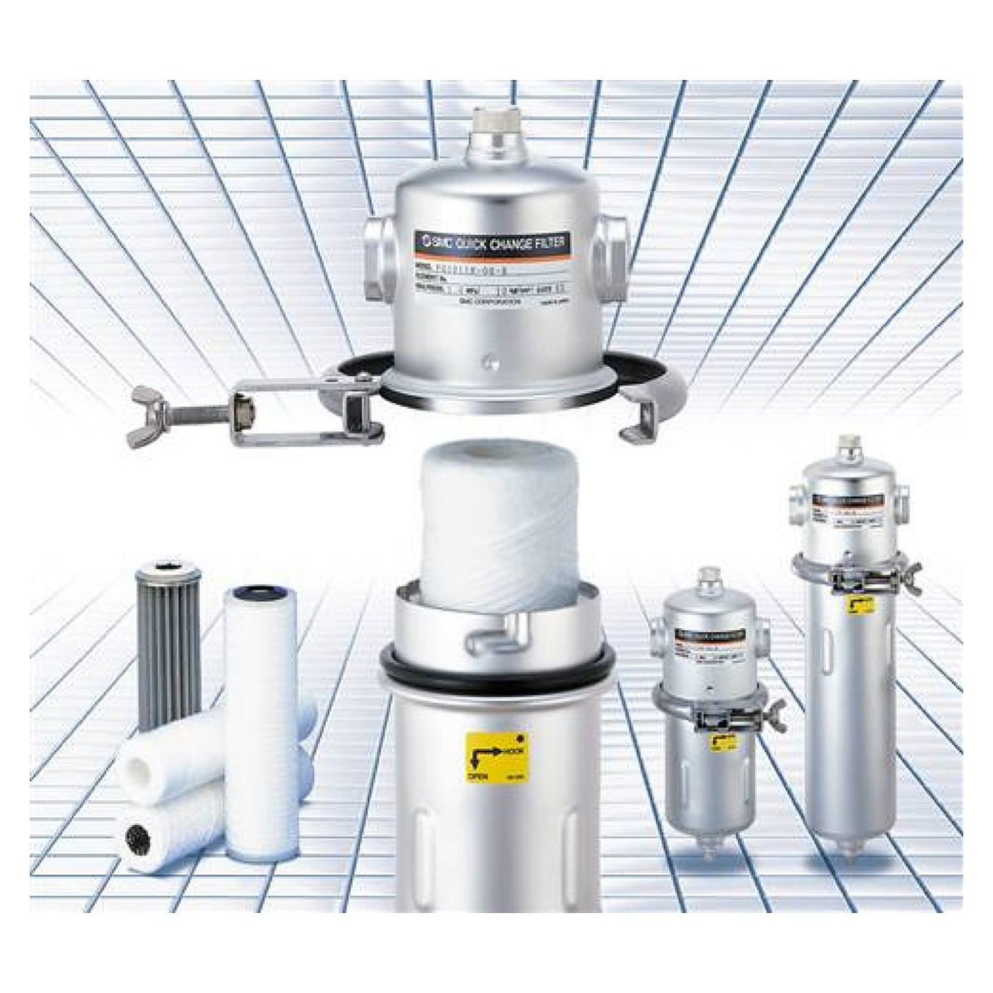 SMC FQ1012N-06-H010. FQ101*, Quick Change Filter