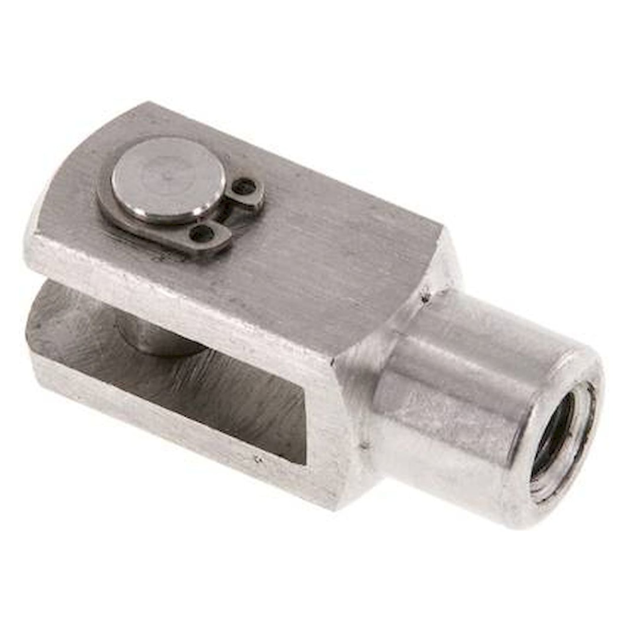 Yoke with bolts M 8, 1.4305