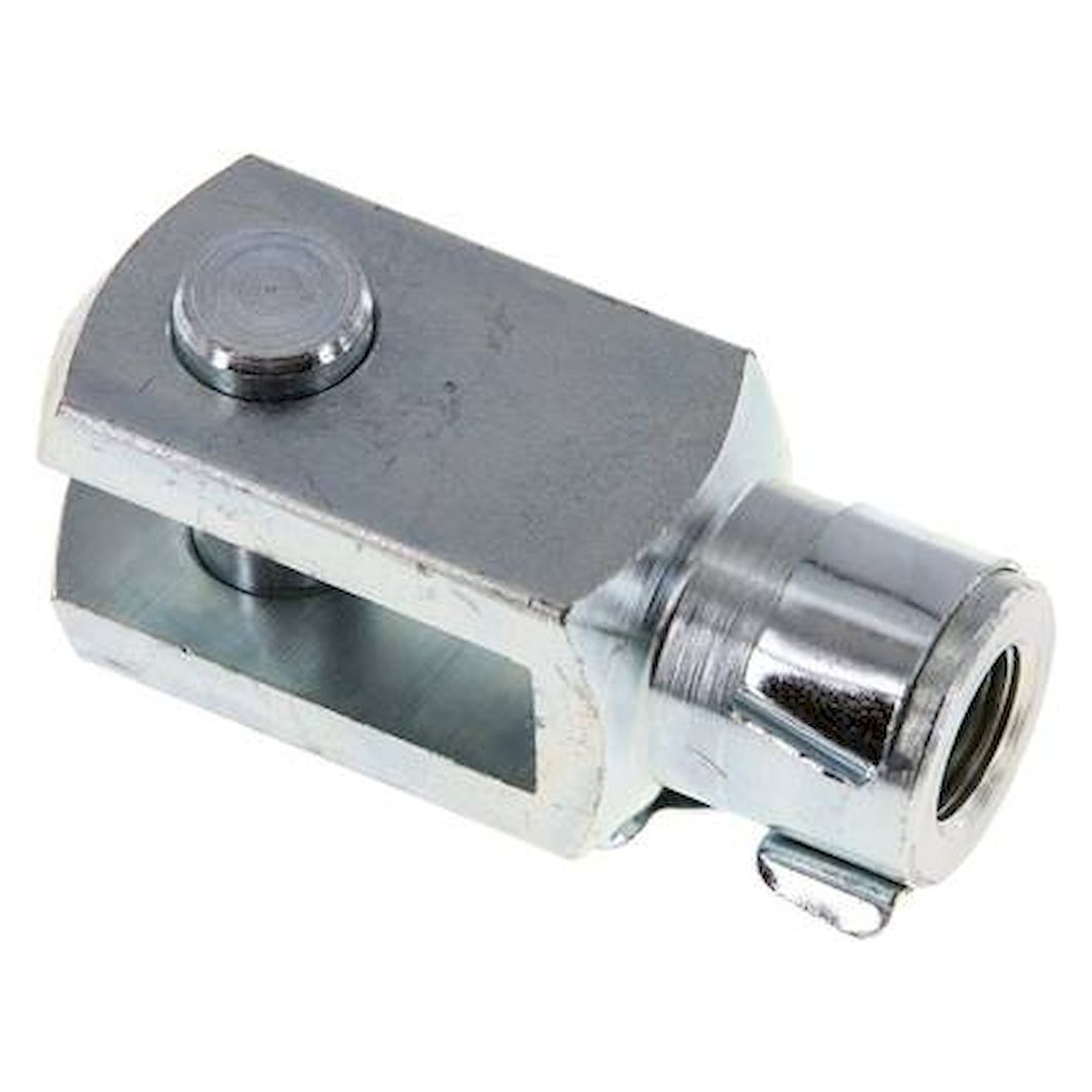 Gabelkopf mit Bolzen M 16x1,5, Stahl verzinkt