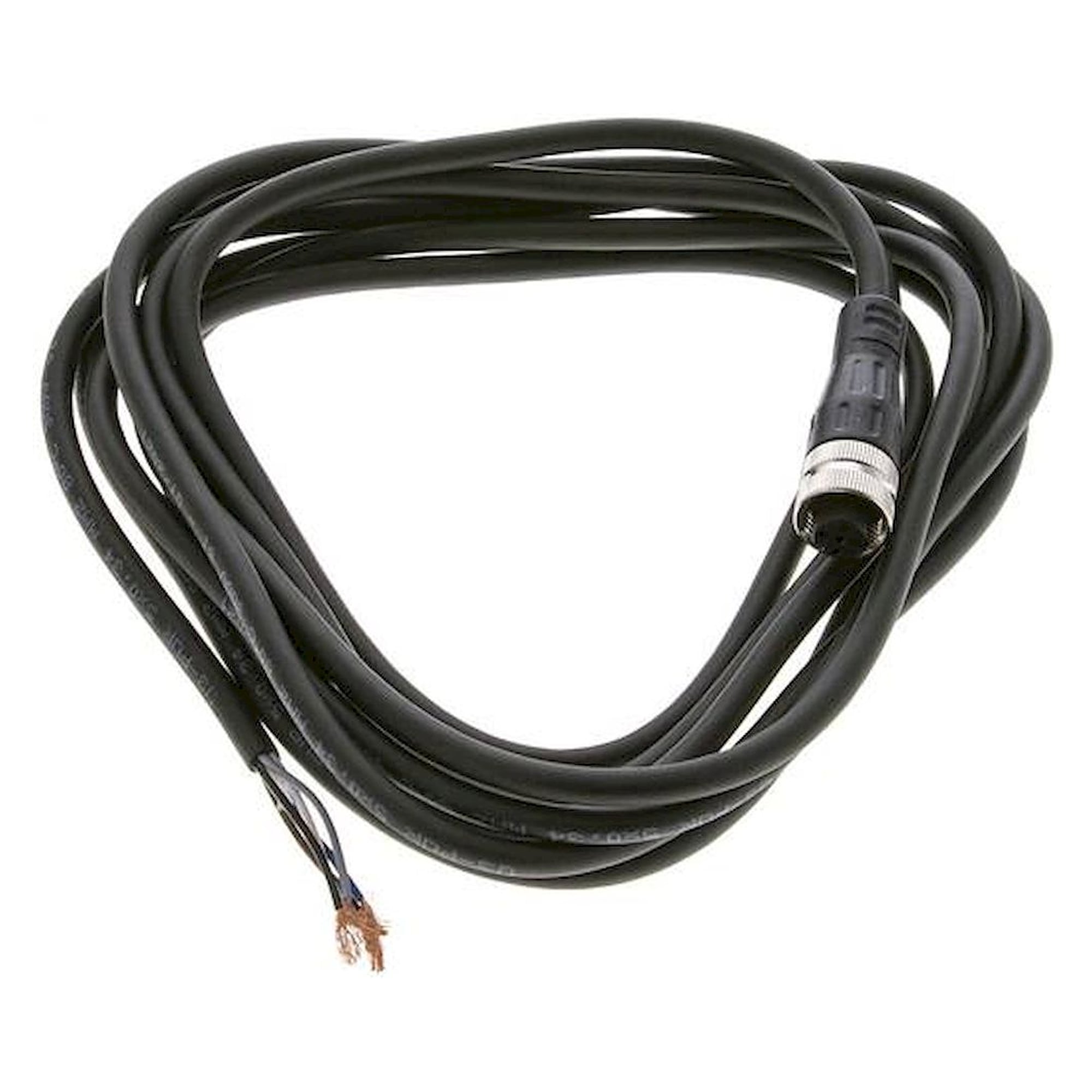Cable with M12 coupling, 4-wire, 3 m, straight
