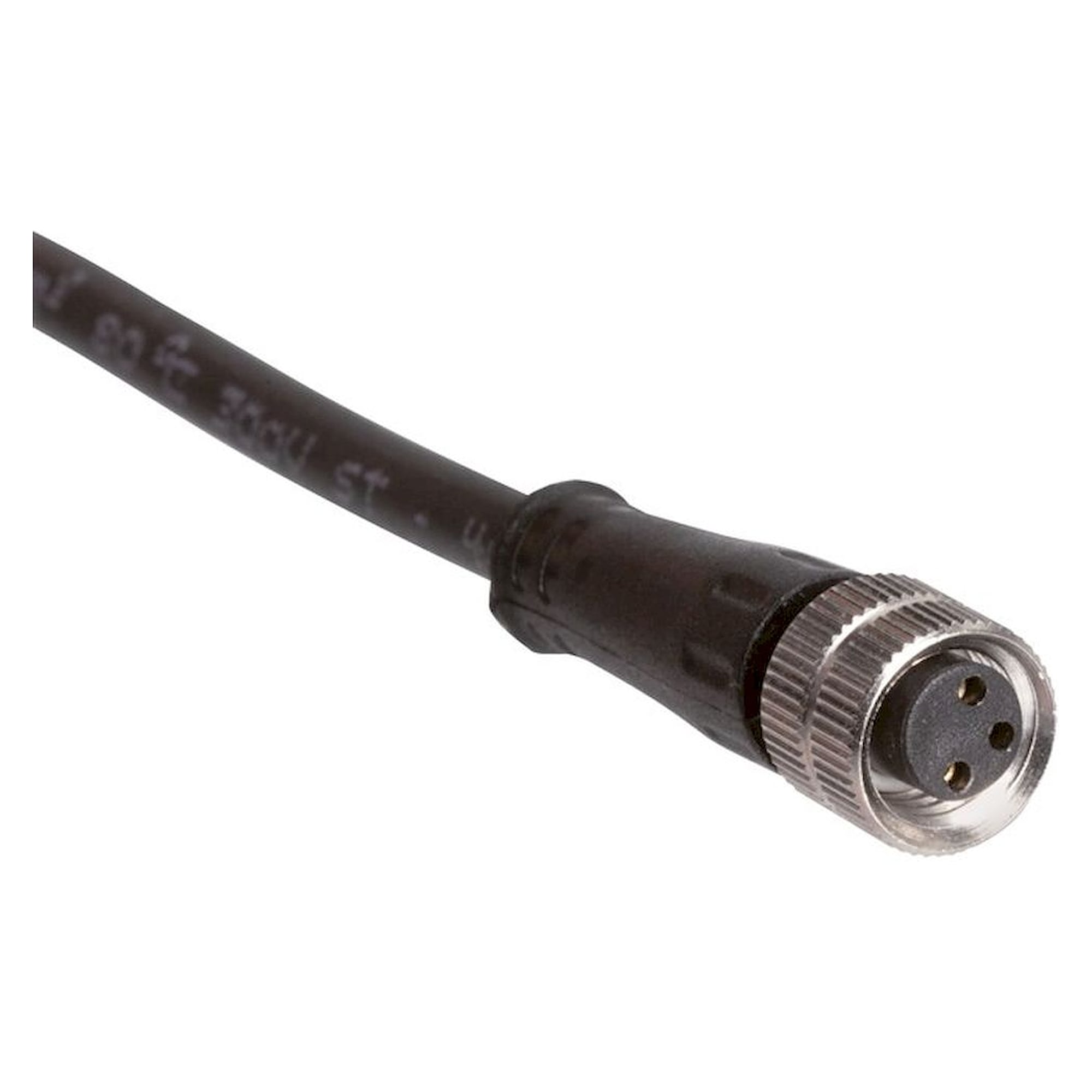 Cable with M8 coupling, 3-wire, 1 m, straight