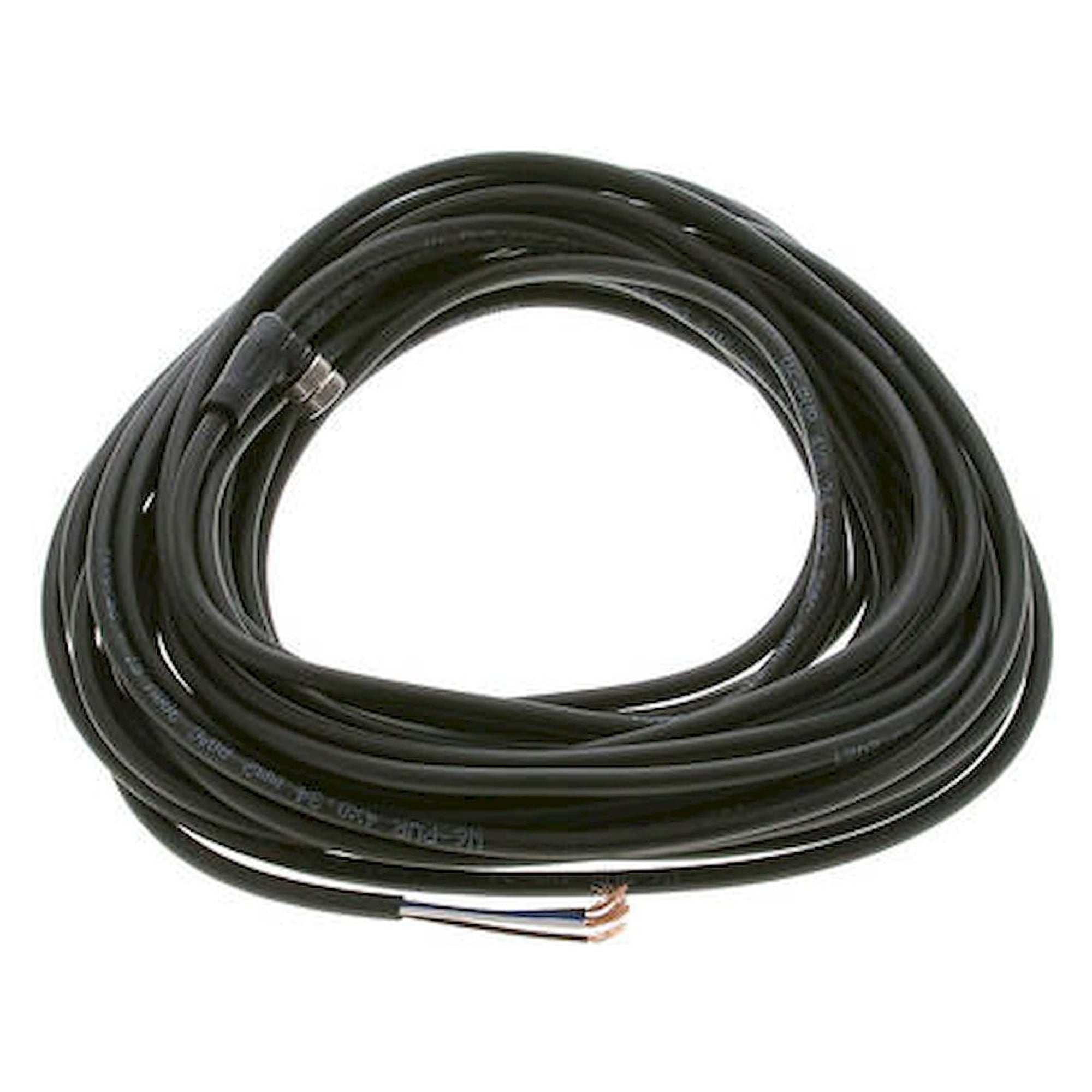 Cable with M8 coupling, 4-wire, 10 m, angled