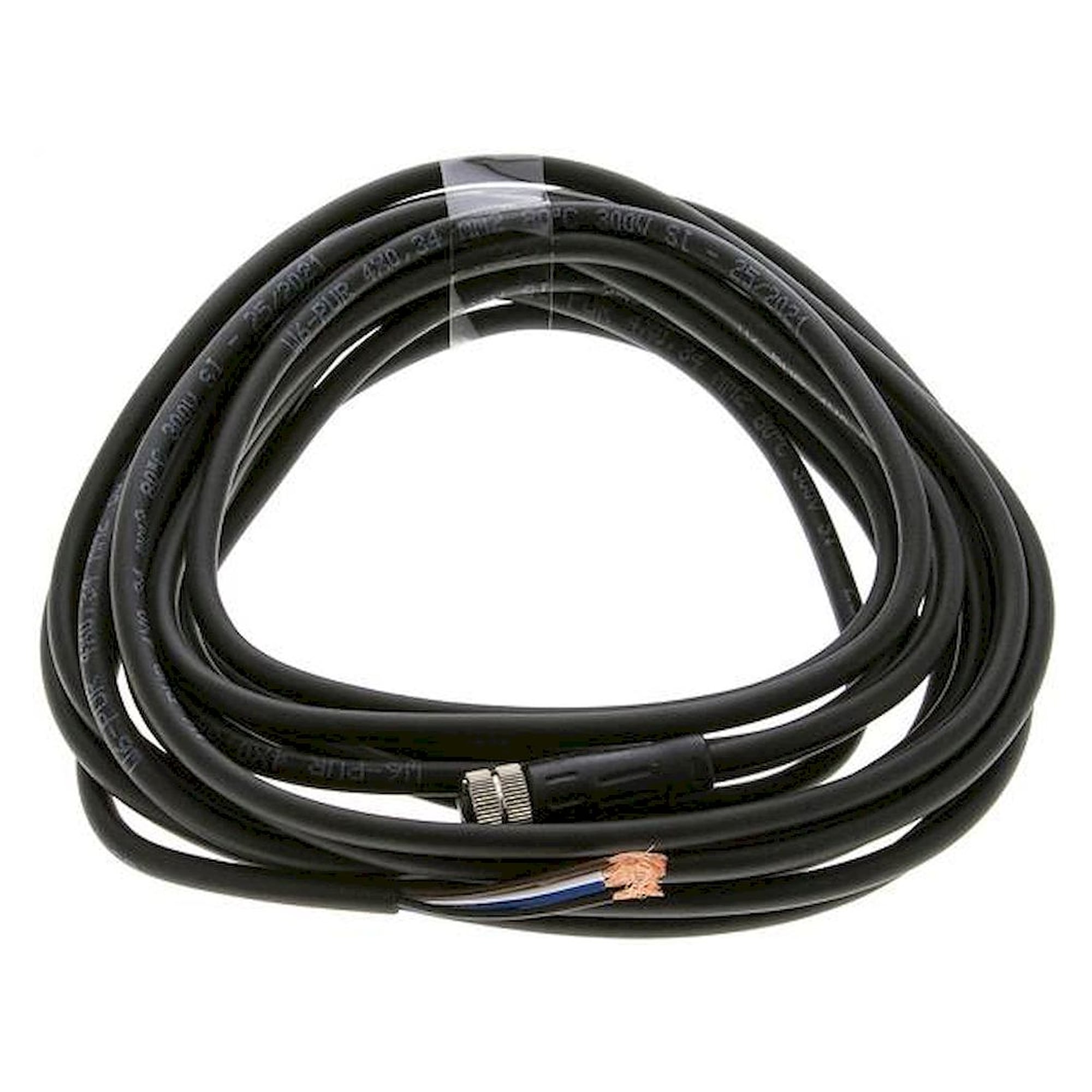Cable with M8 coupling, 4-wire, 5 m, straight