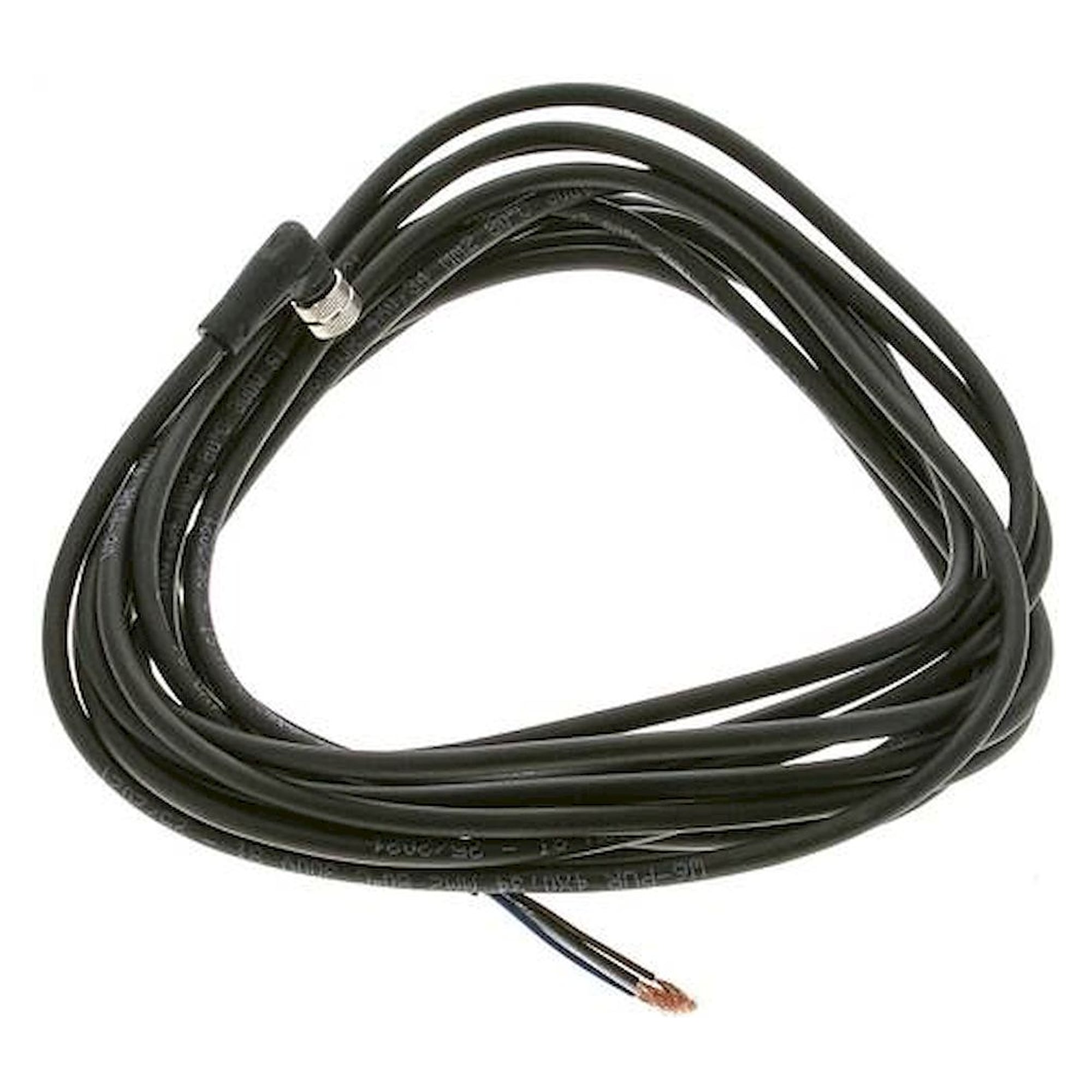 Cable with M8 coupling, 4-wire, 5 m, angled