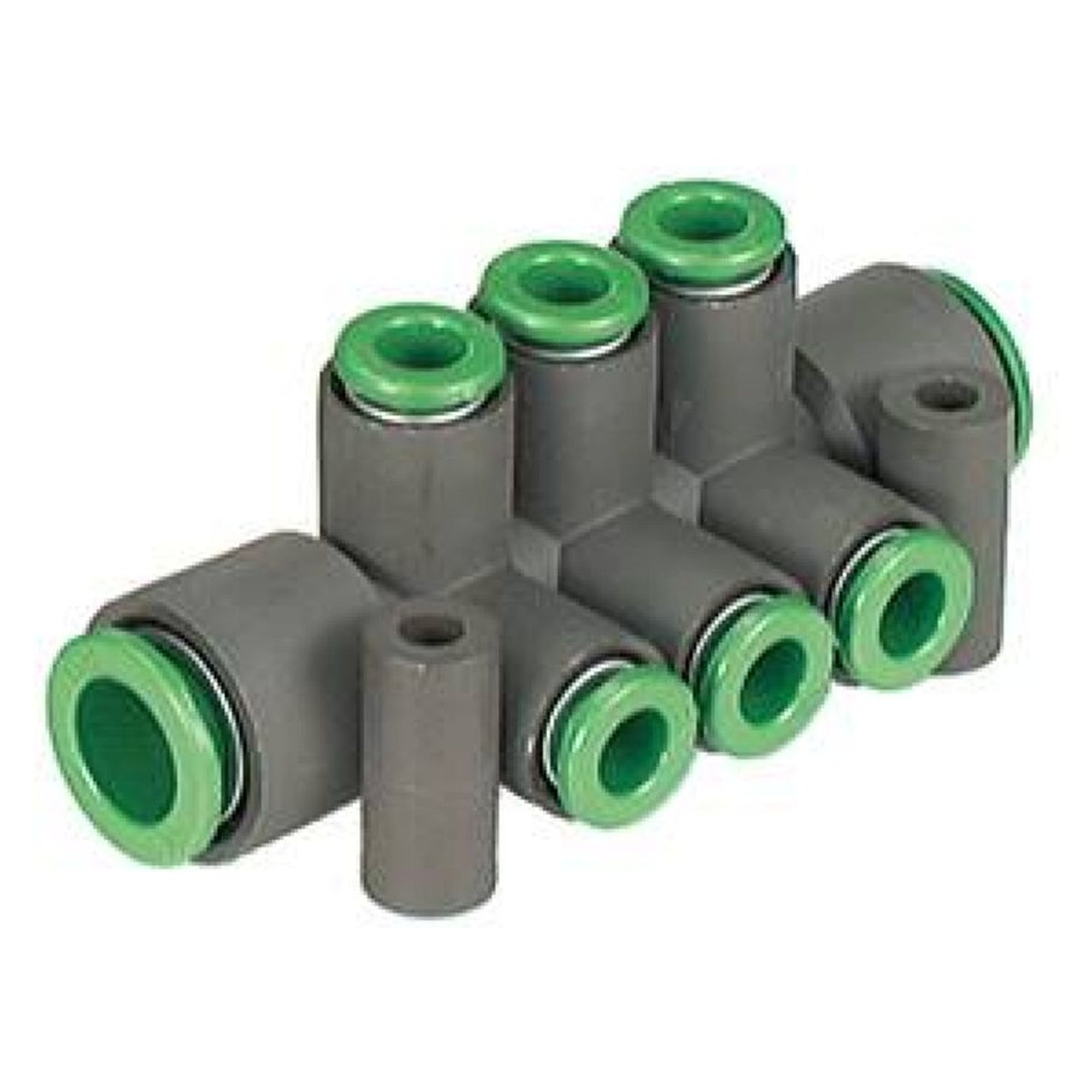 SMC KRM11-08-12-10. KRM, Flame Resistant, One-touch Fitting Manifold