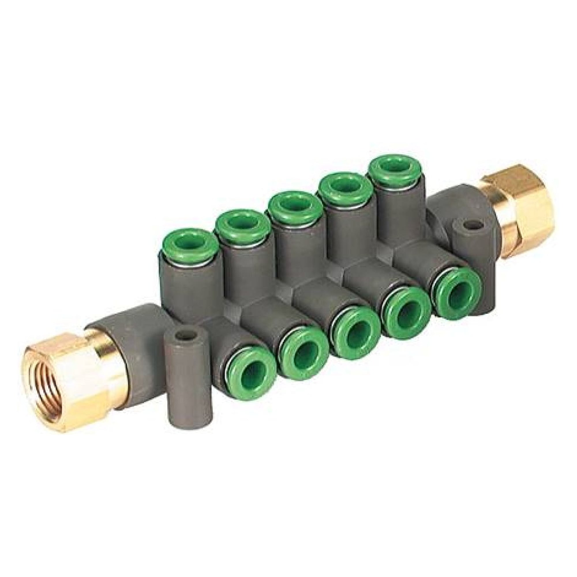 SMC KRM12-08-03-10. KRM, Flame Resistant, One-touch Fitting Manifold