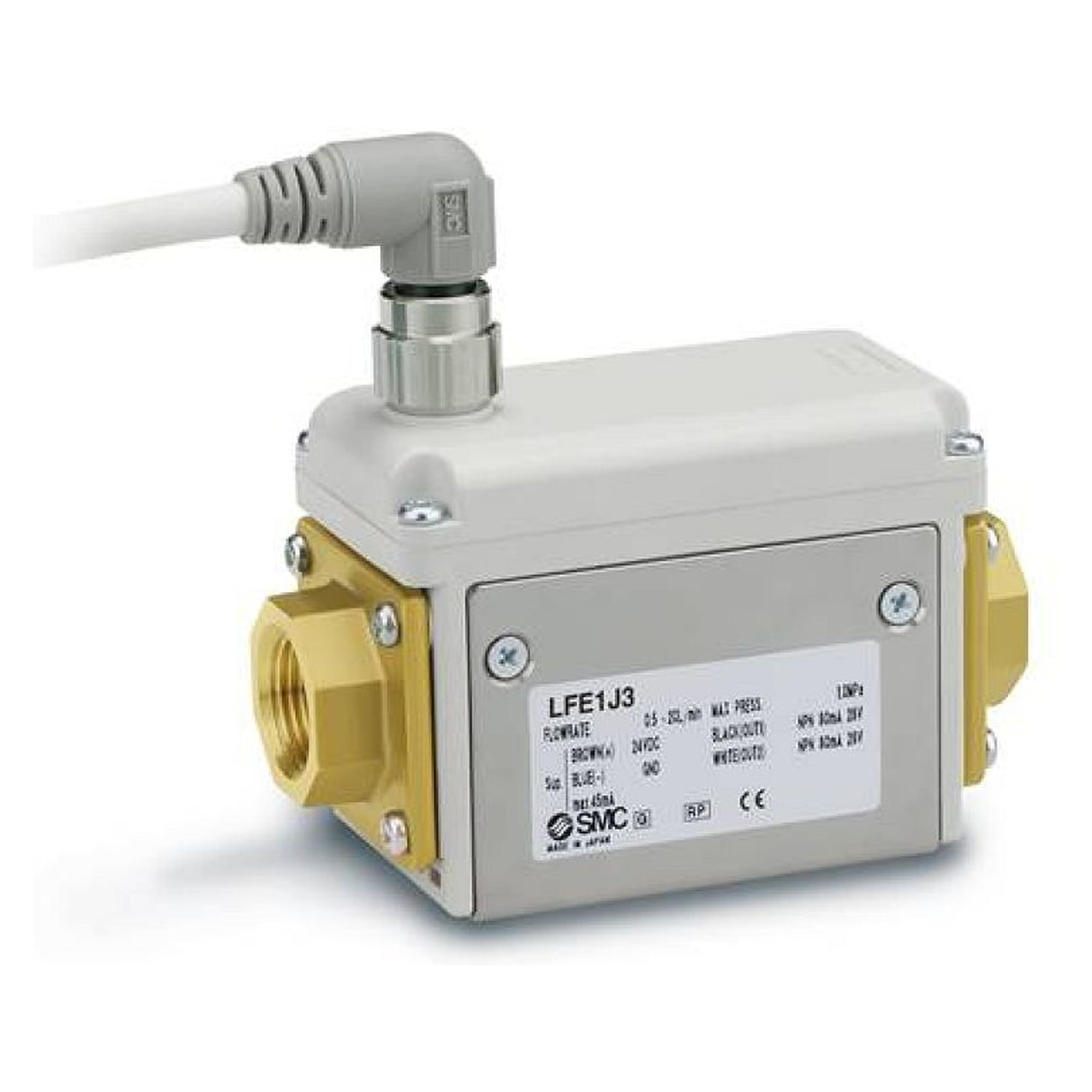 LFE, 3-colour Display, Electromagnetic Type Digital Flow Switch - SMC LFE1J3F2