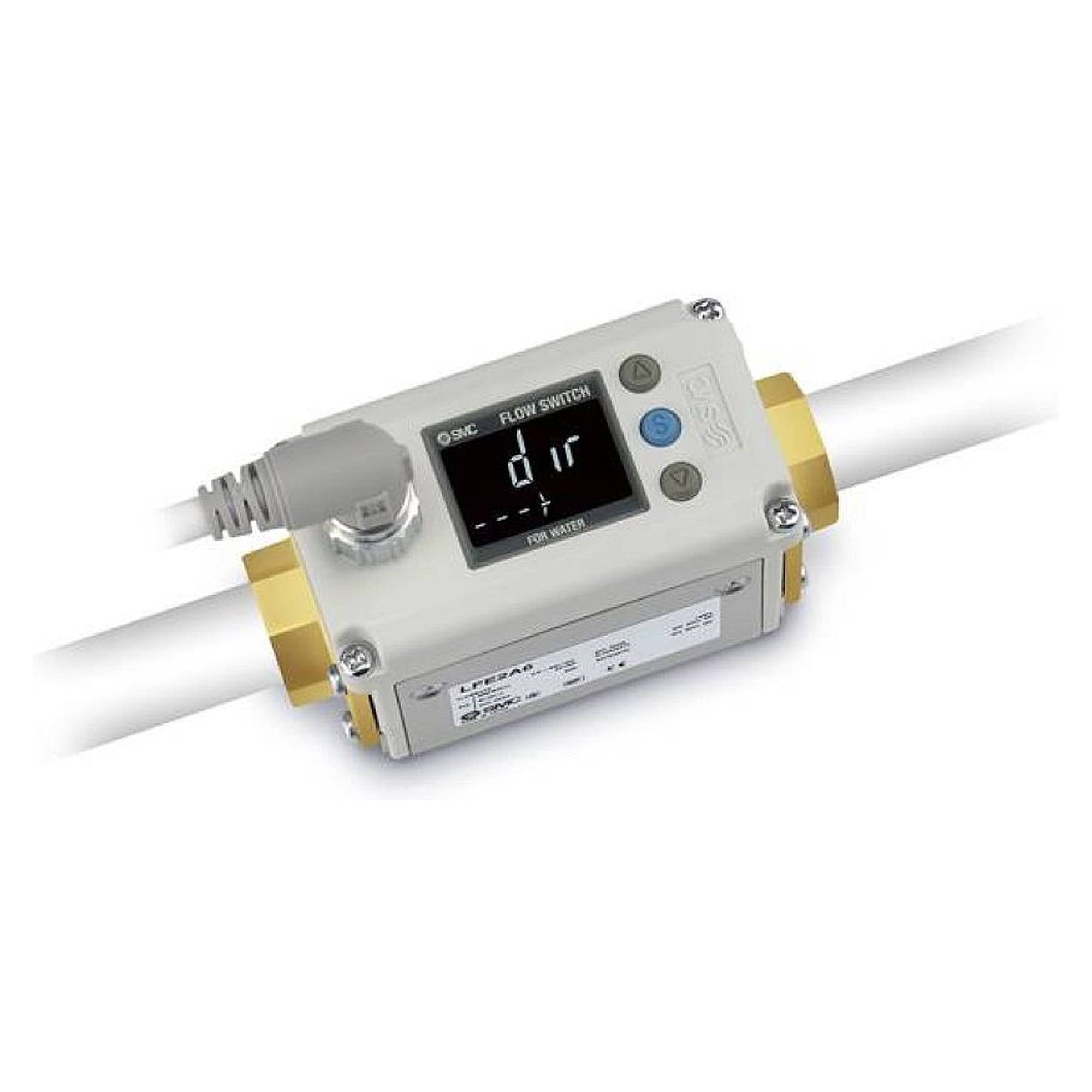 SMC LFE1A3F1. LFE, 3-colour Display, Electromagnetic Type Digital Flow Switch