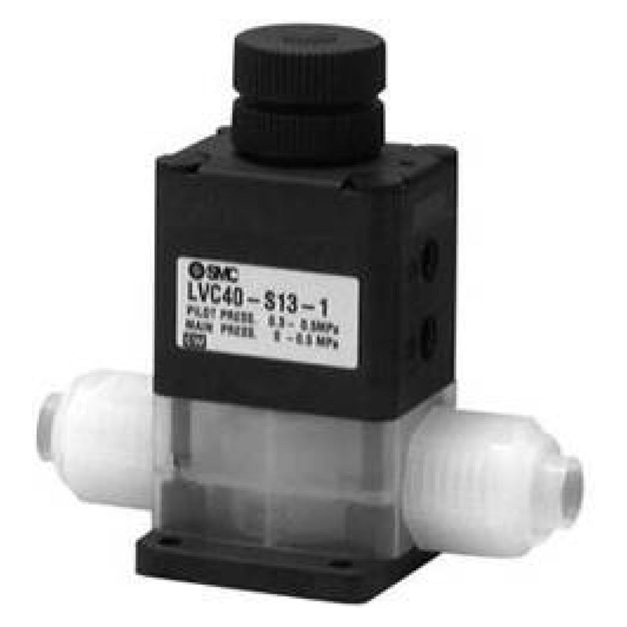 SMC LVC50-S12N-1. LVC, High Purity Chemical Valve, Air Operated, Integral Fitting, Single Type