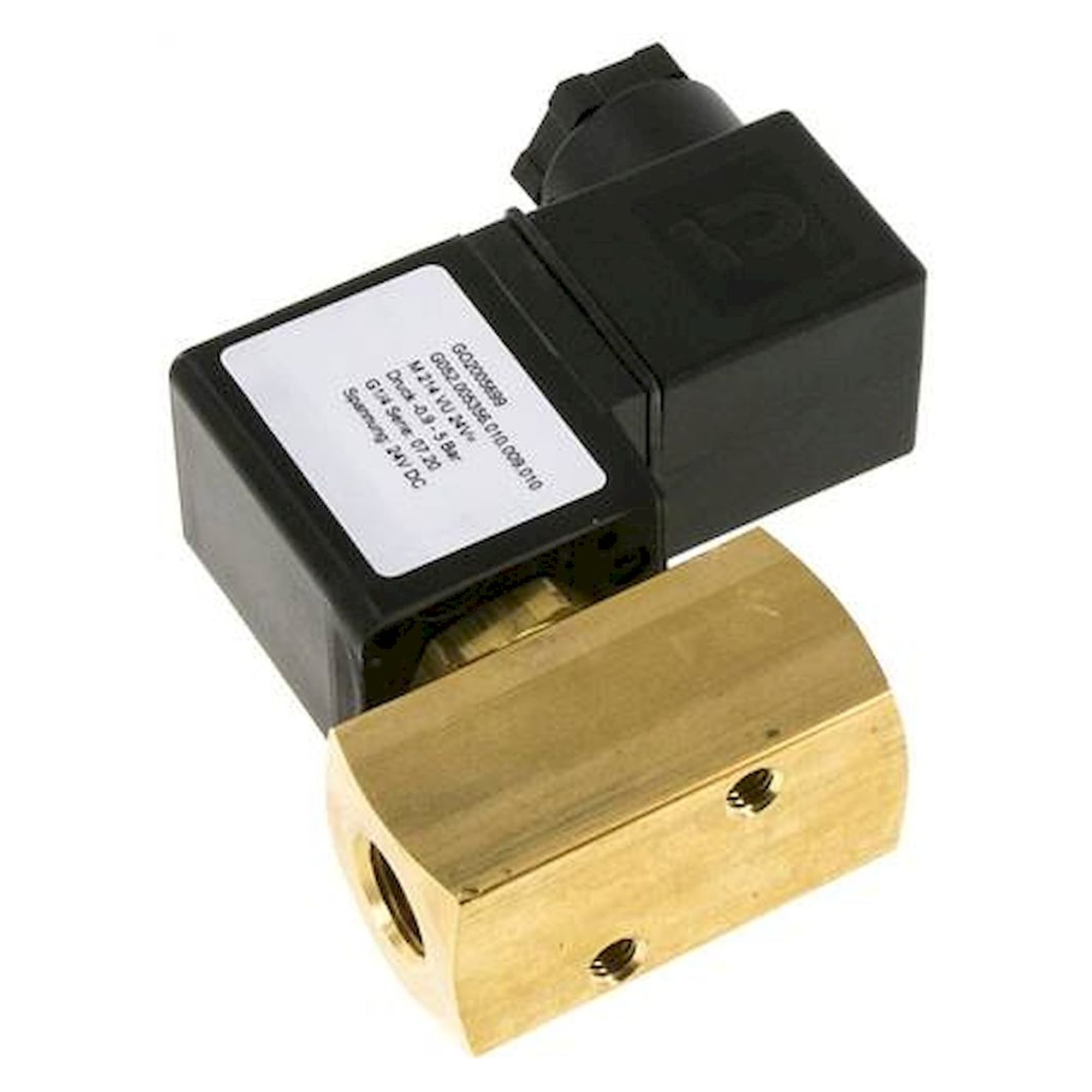 2/2-way vacuum valve (NC), G 1/4", -0,9 to 5bar, 24 V DC