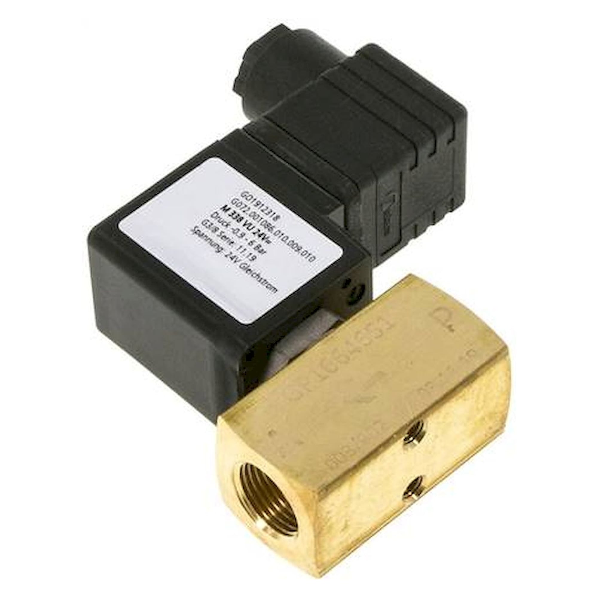 3/2-Wege Vakuumventil, G 3/8", -0,9 bis 6bar, 230 V AC