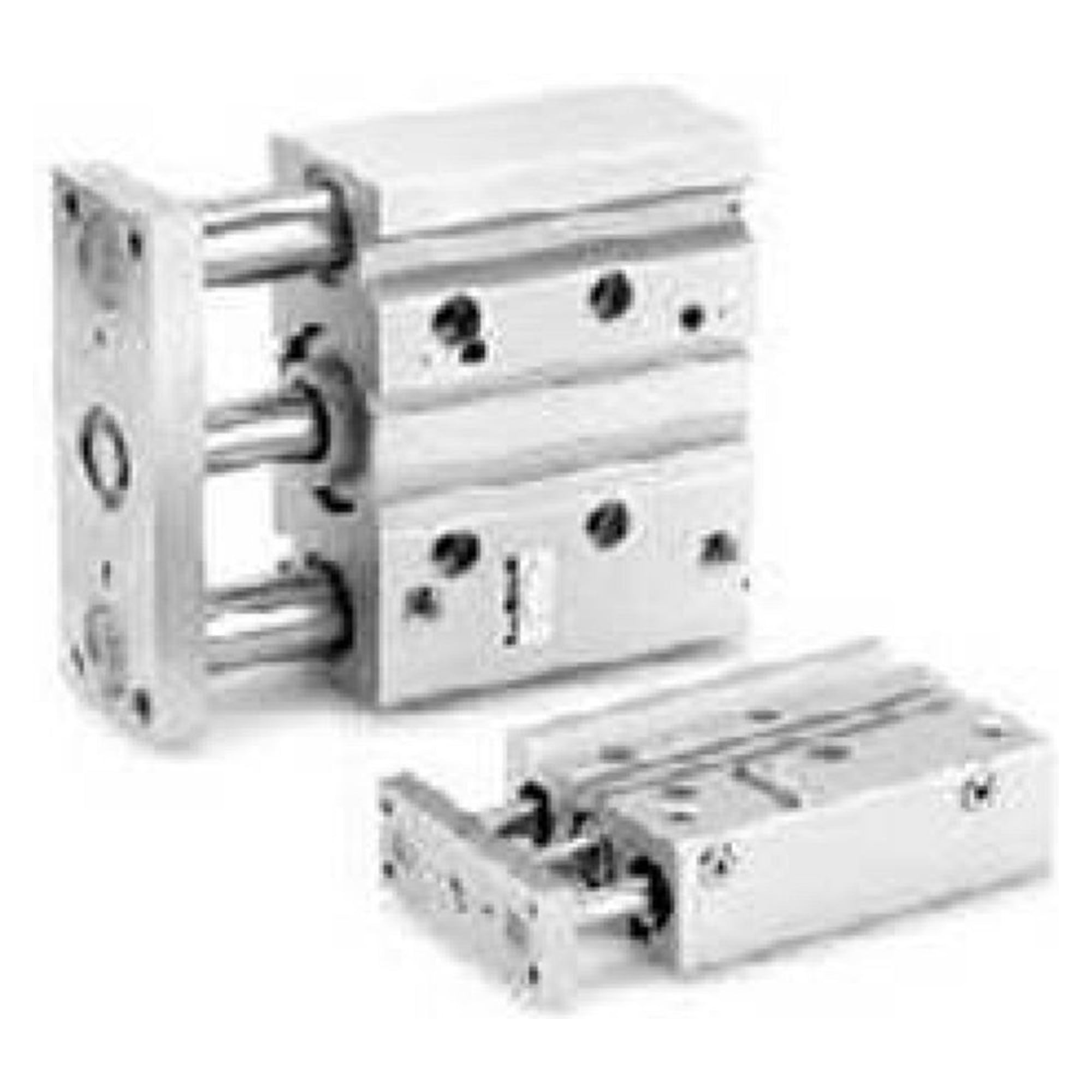 SMC MGPA40TF-25. Kompaktzylinder mit Führun