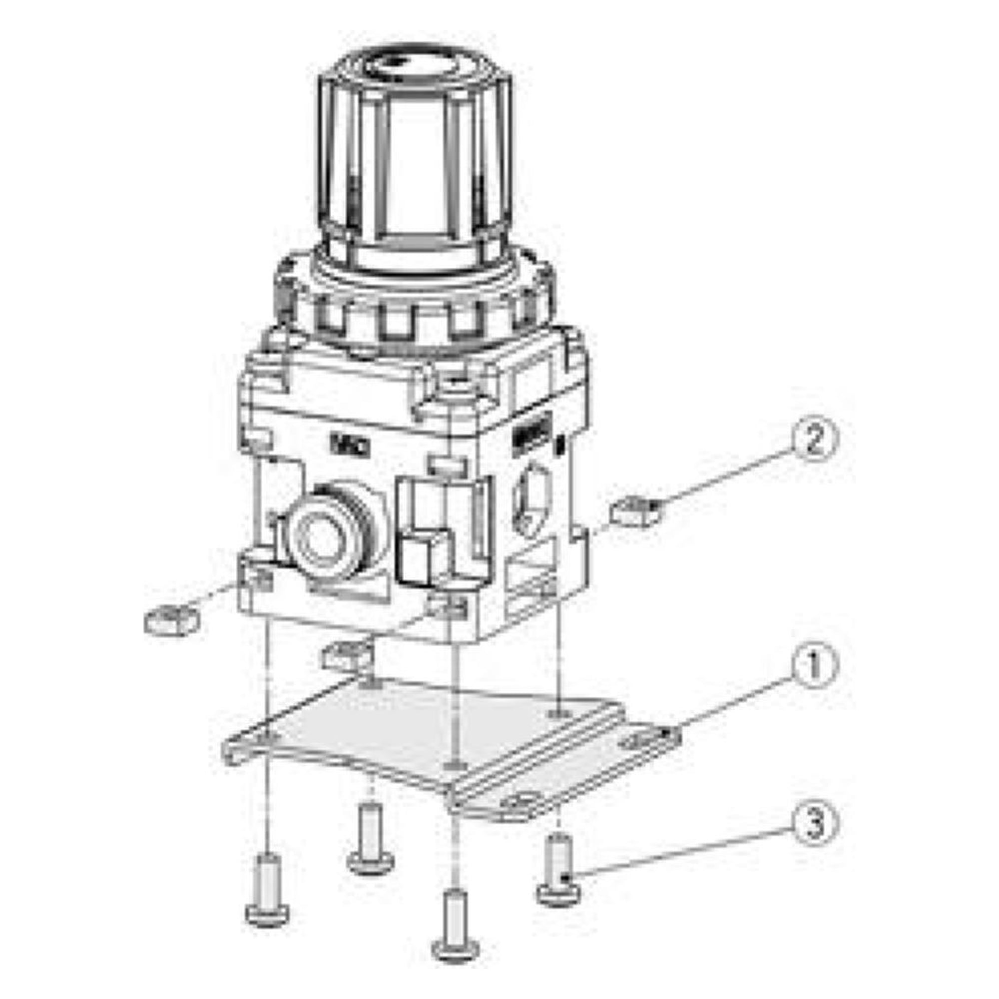 SMC P601010-13-4. Digitaler Druckschalter-Se