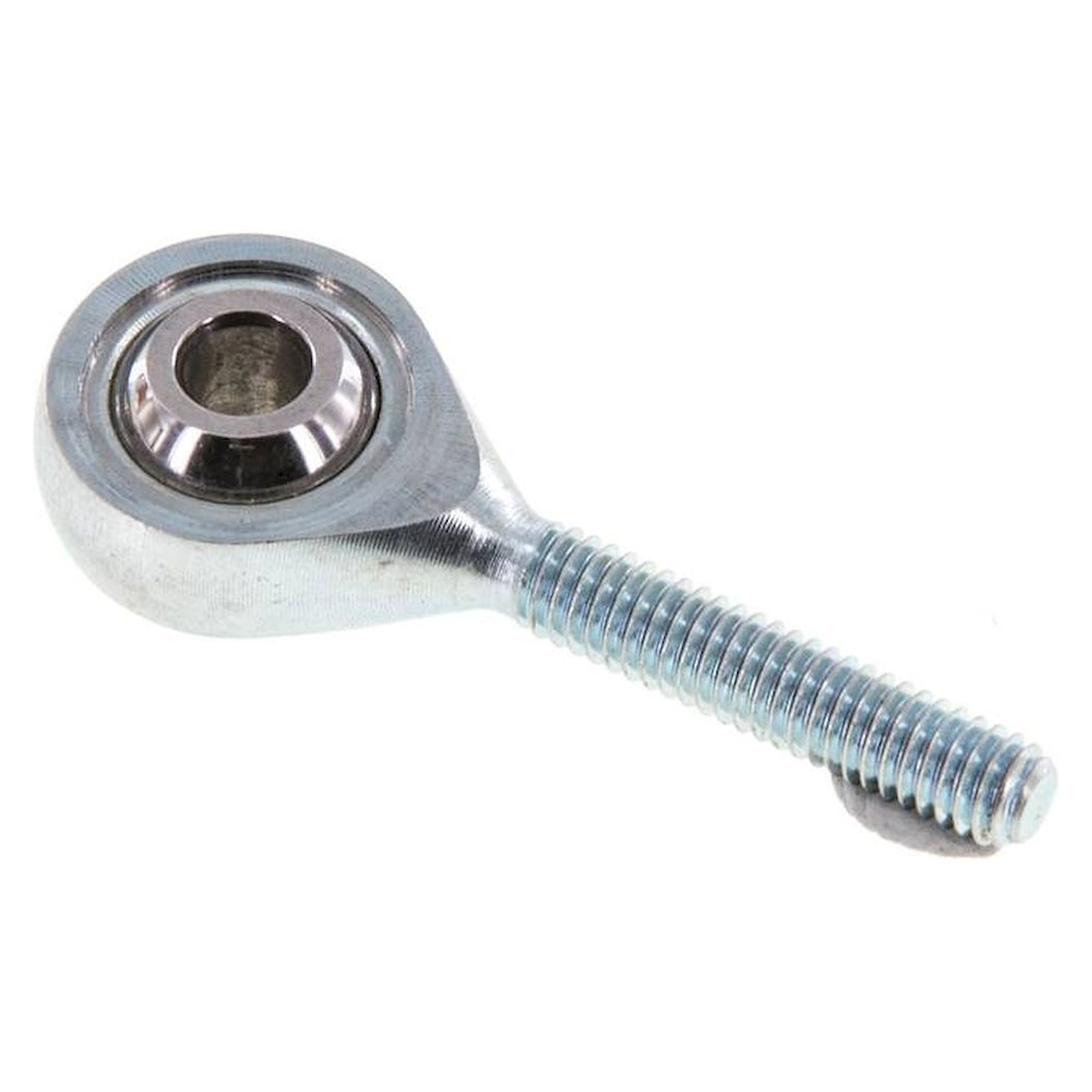 Swivel head, male thread M 4, Zinc plated steel