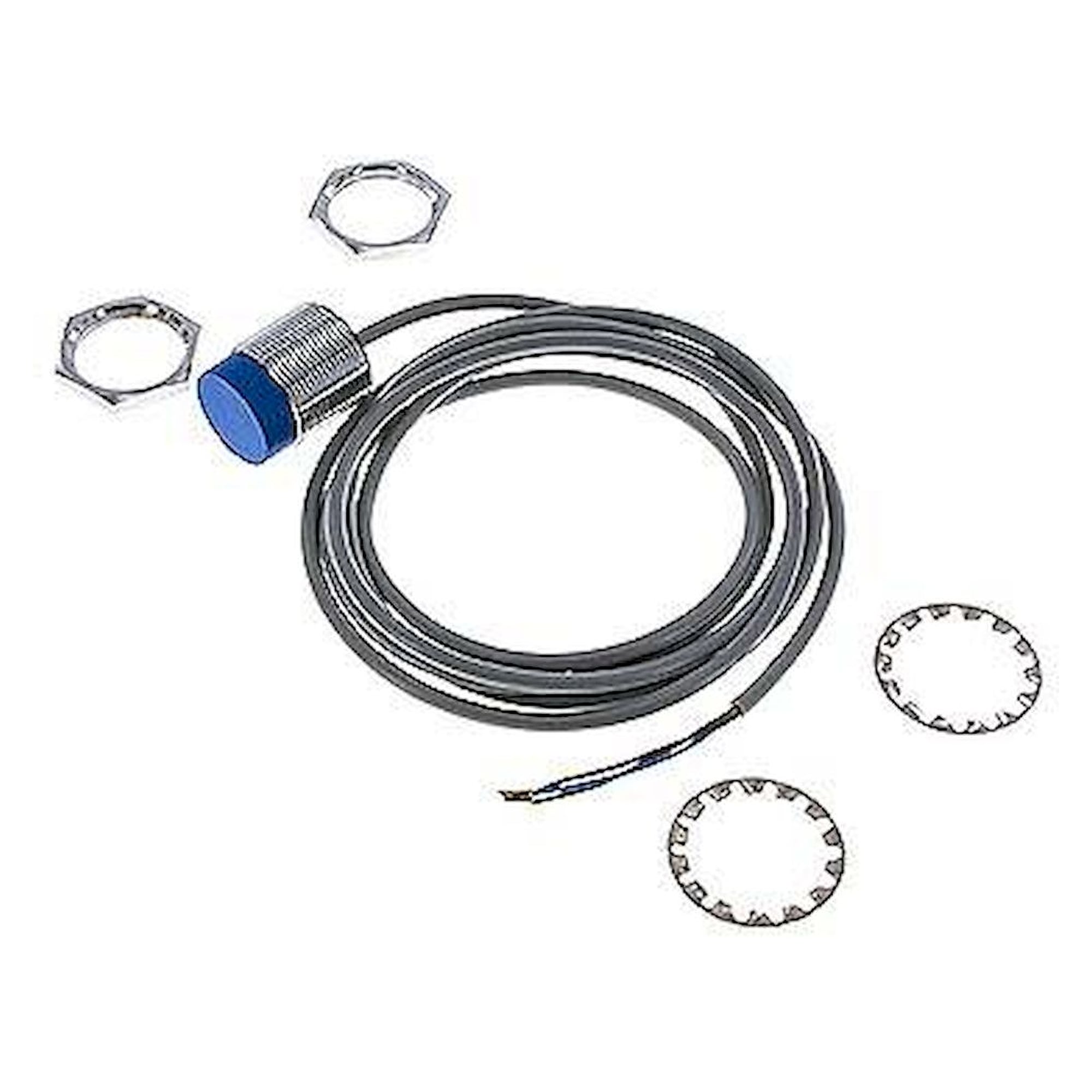 Ind. proximity switch, M 30, SN15 - Cable (2 m)