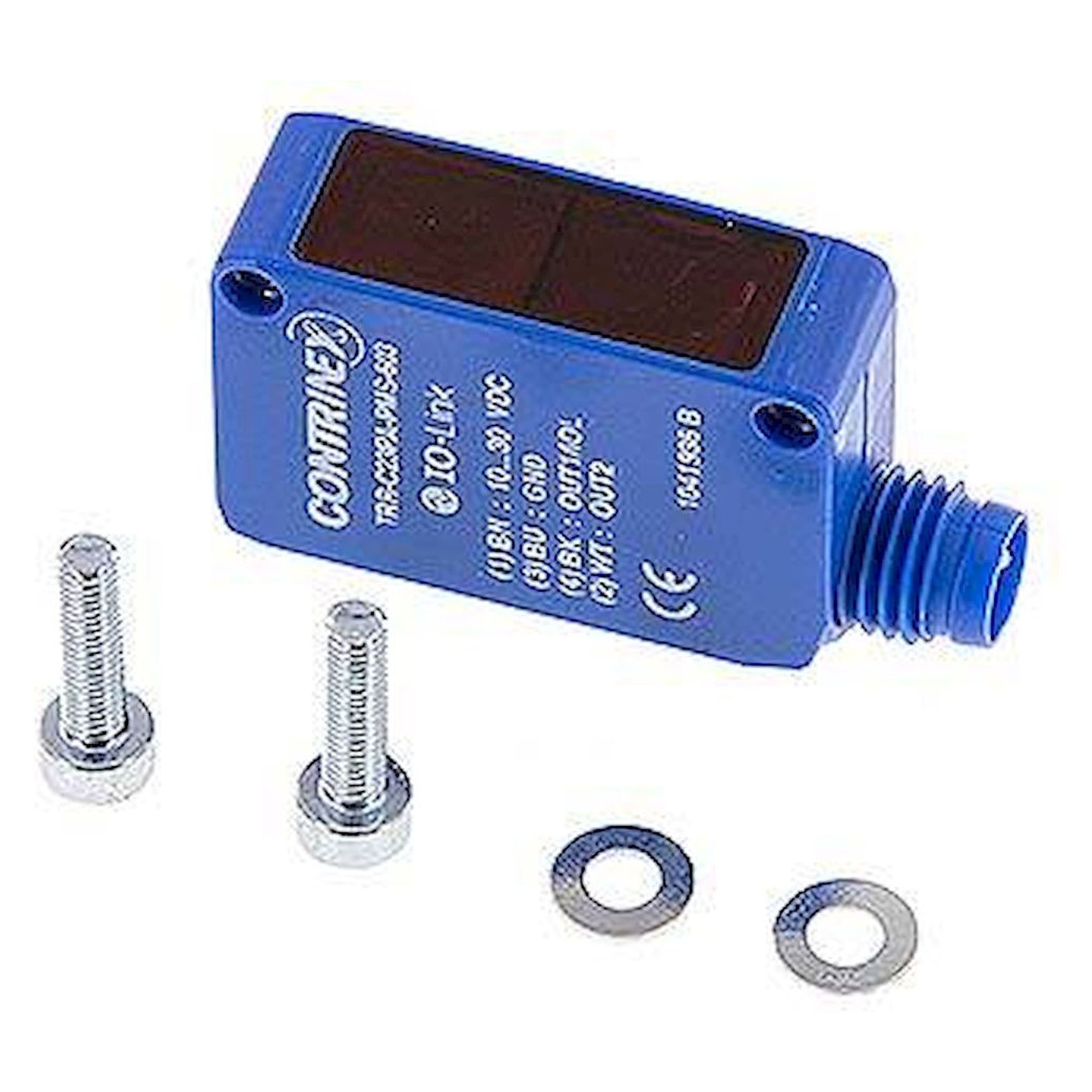 Retroreflective photoelectric sensor for transparent objects, 10 to 5000mm