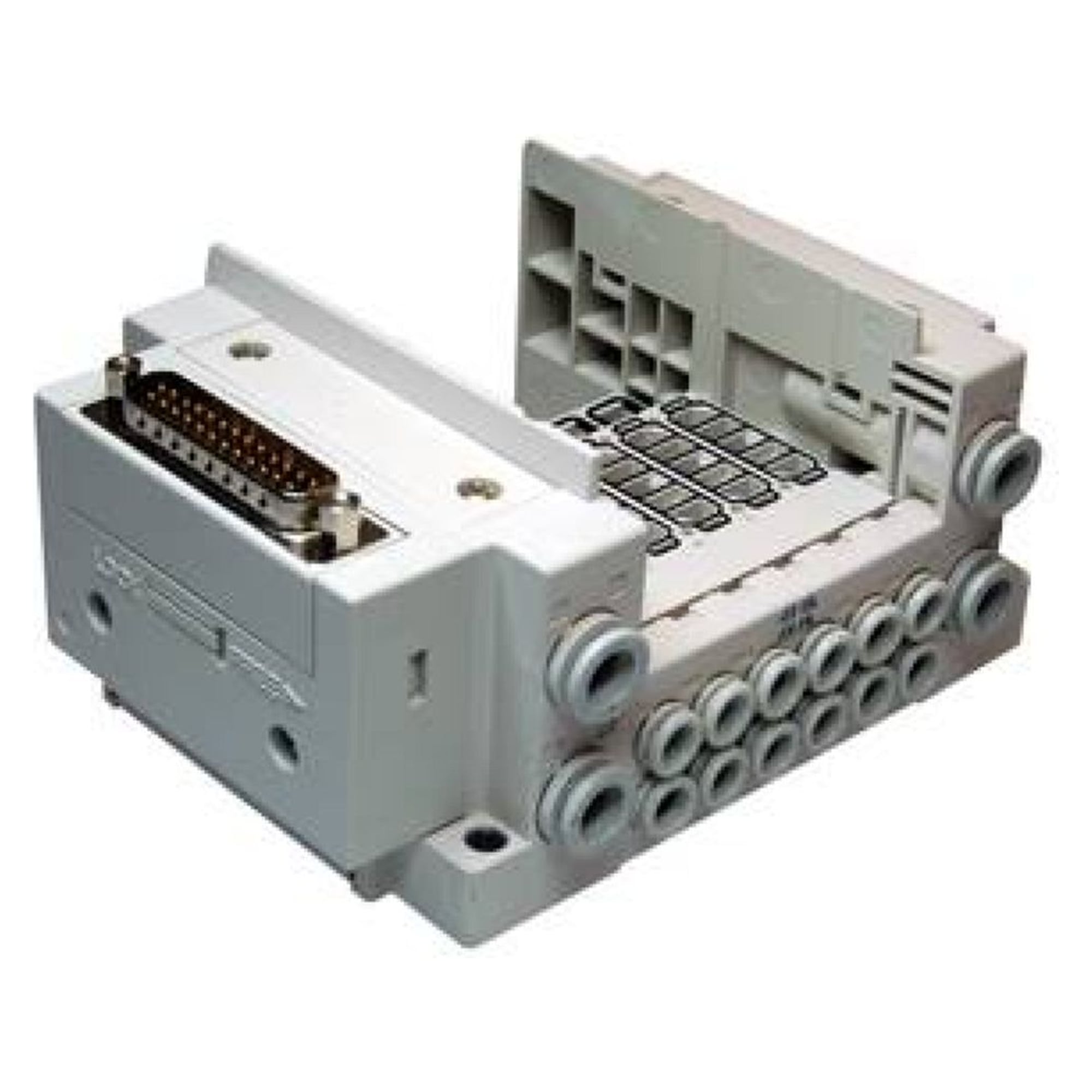 SMC SS5Y5-10F1-06B-C8. SS5Y5-10, 5000 Series Manifold, D-sub Connector, Flat Ribbon Cable (IP40), Side Ported