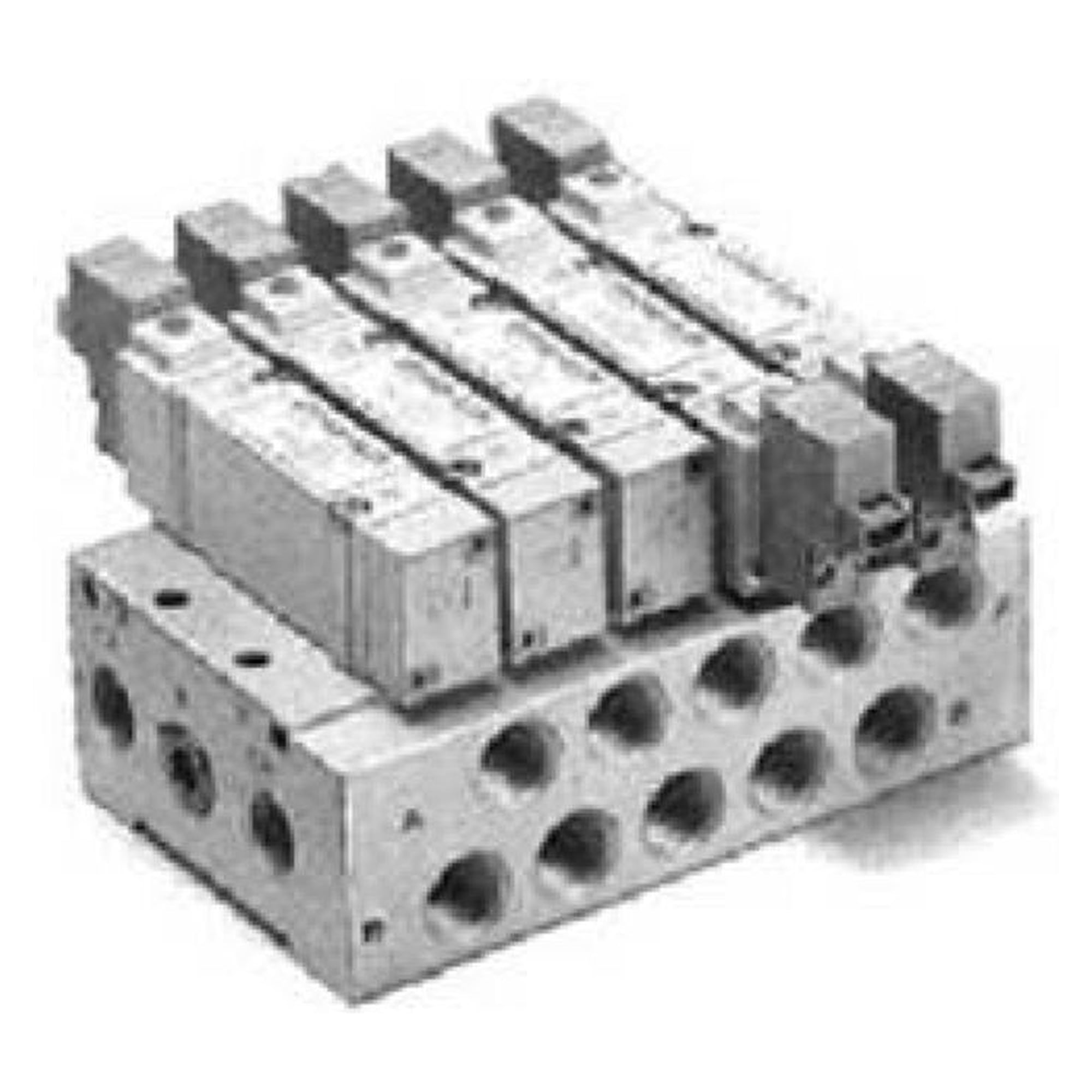 SMC SS5Y5-41-04-C6F-Q. SS5Y5, Serie 5000 Stabförmige Mehrfachanschlussplatte, individuelle Verdrahtung