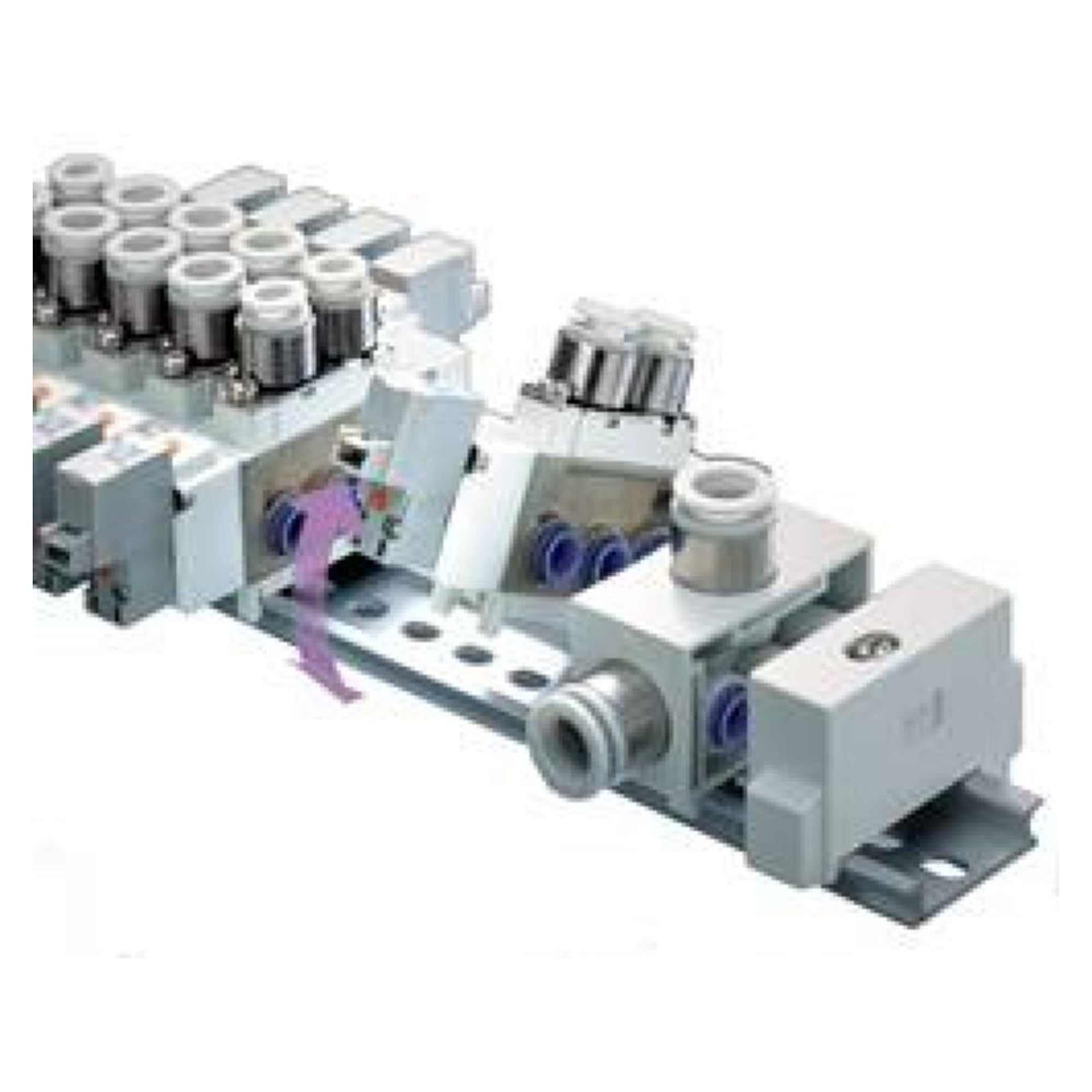 SMC SS5Y5-60-02U-Q. SS5Y5-60, Serie 5000 Mehrfachanschlussplatte Kassettenversion, Rohrversion