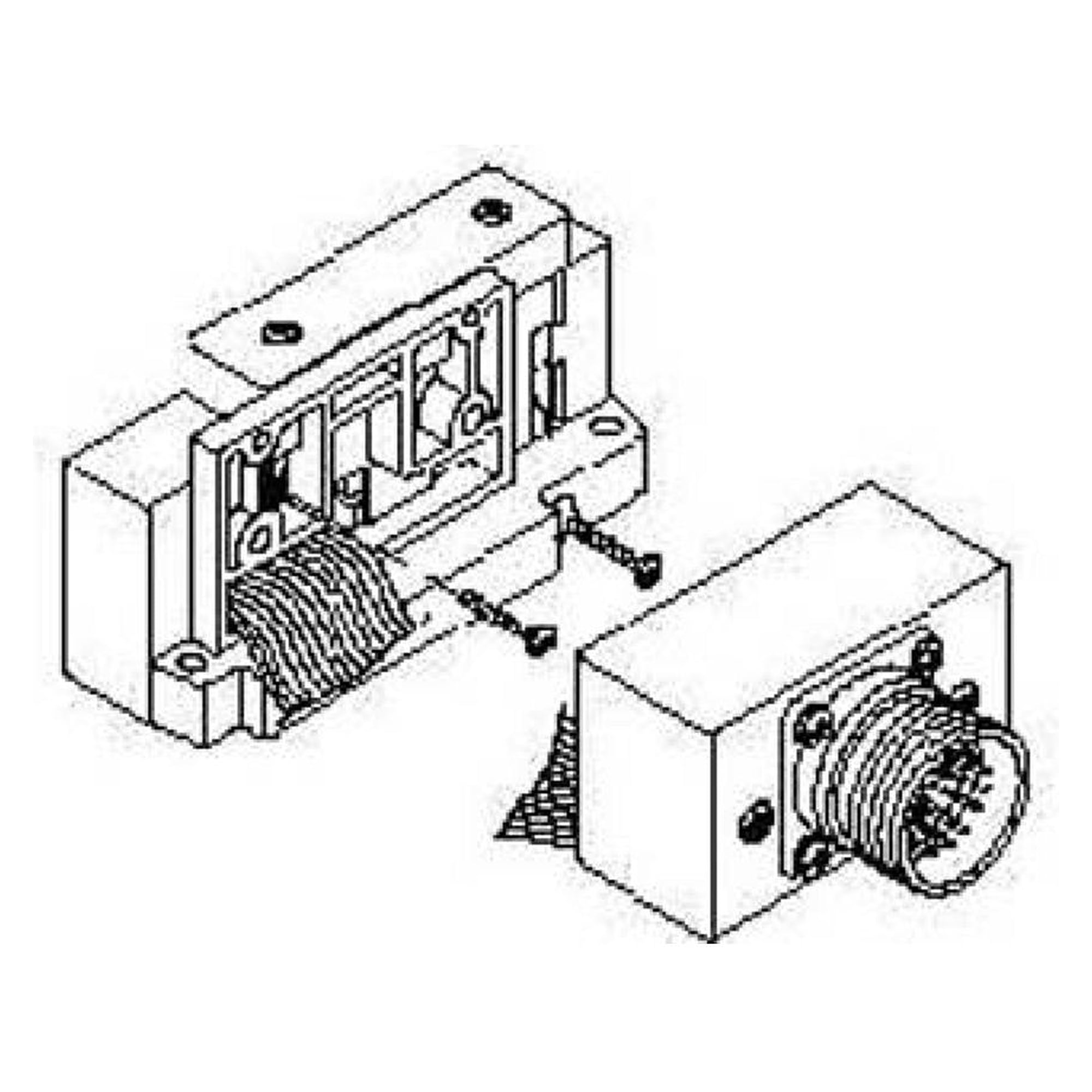 SMC SV2000-51D-12A-C10. Endplatte D-Seite