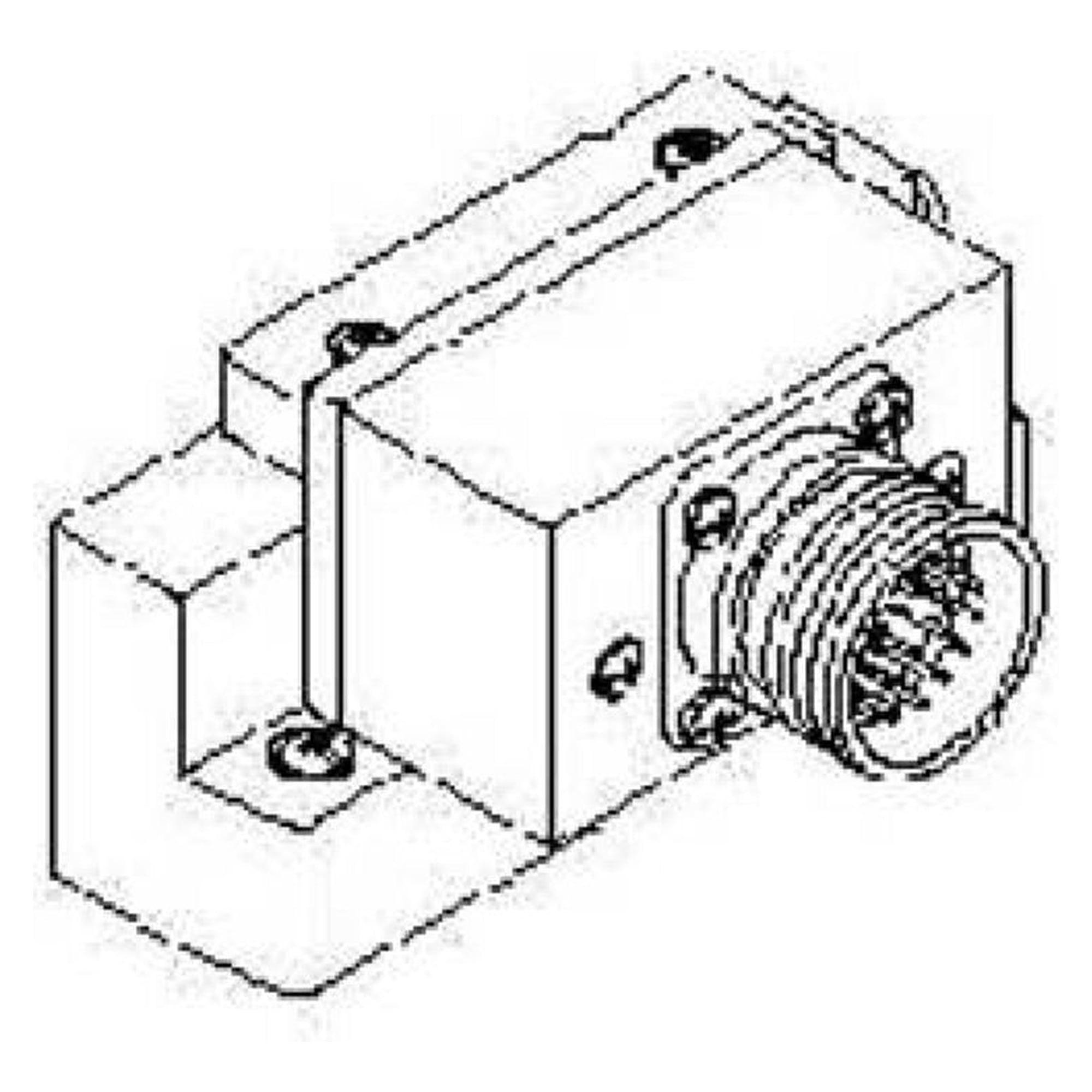 SMC SV1000-51D-32A-00. Endplatte D-Seite