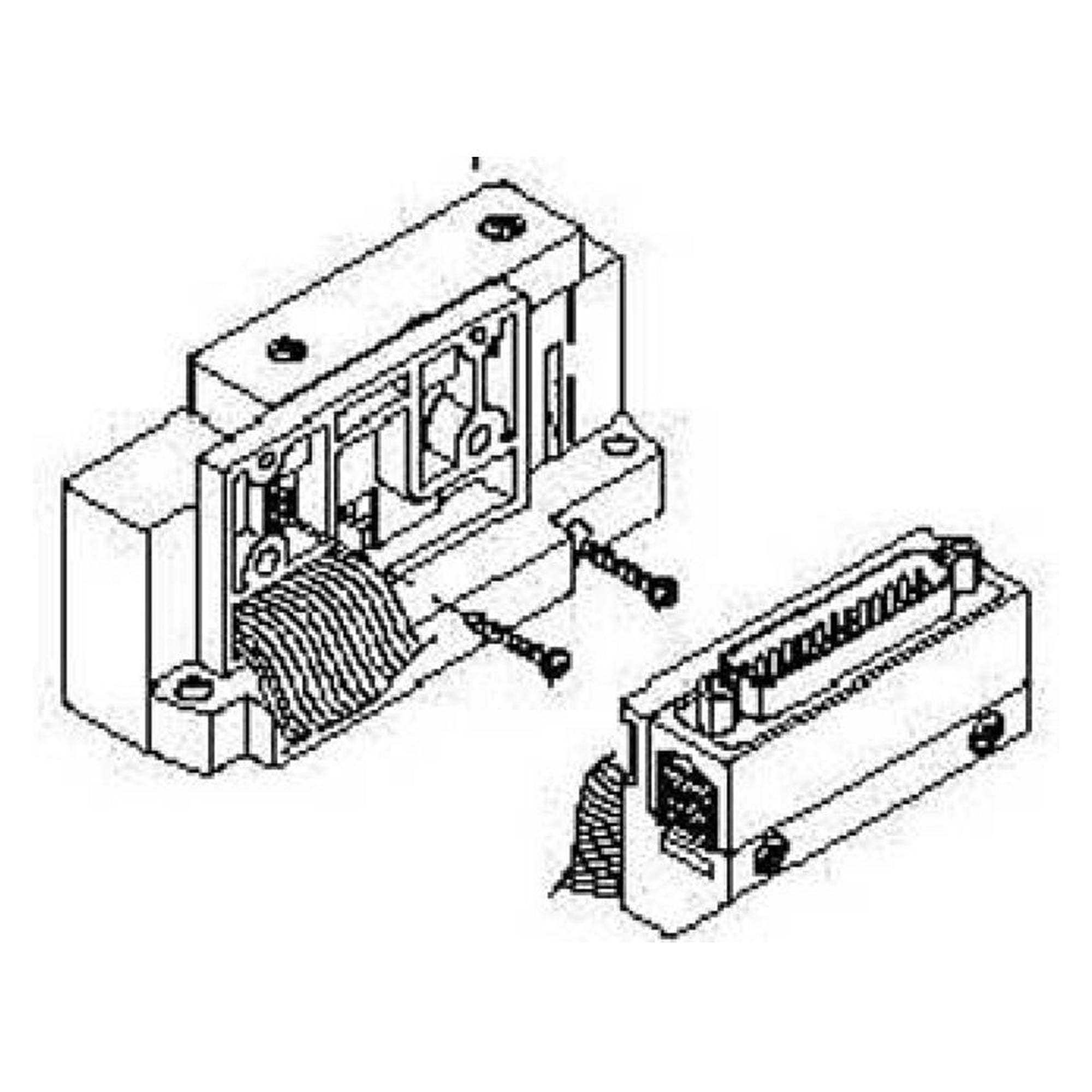 SMC SV2000-51D1-13A-C10. Endplatte D-Seite