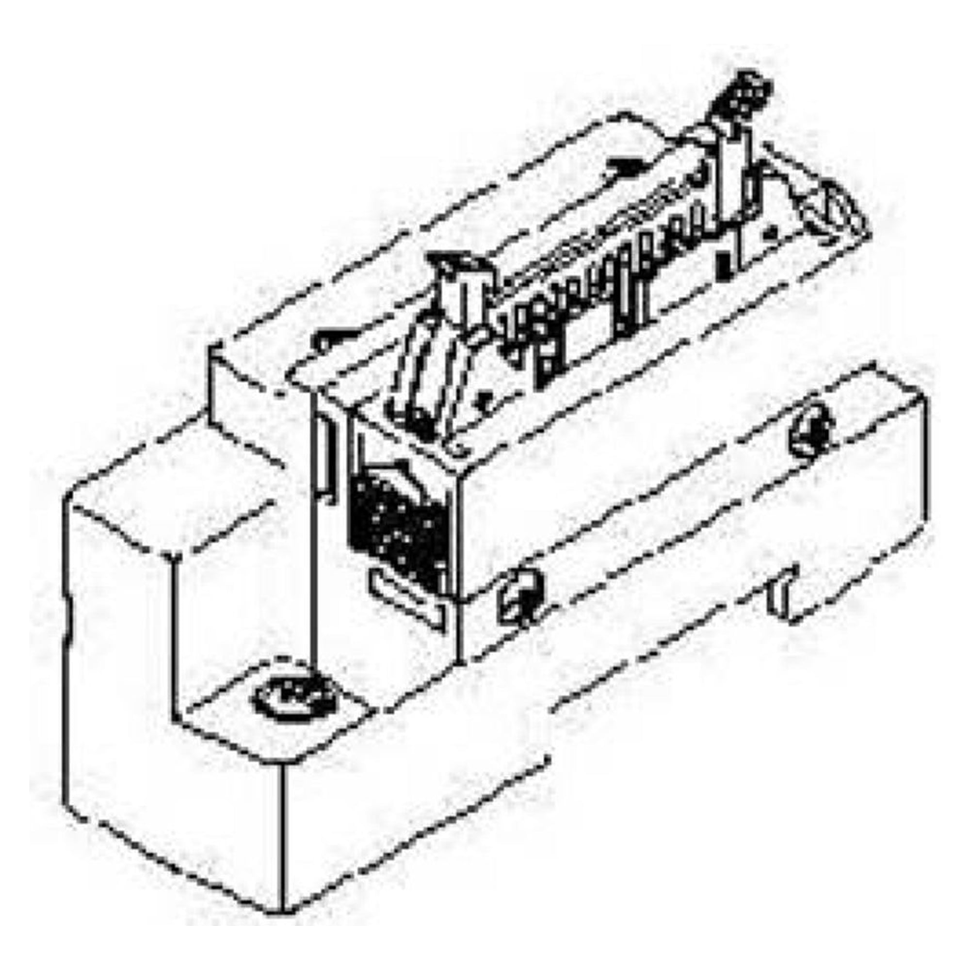 SMC SV1000-51D2-34A-C8. Endplatte D-Seite