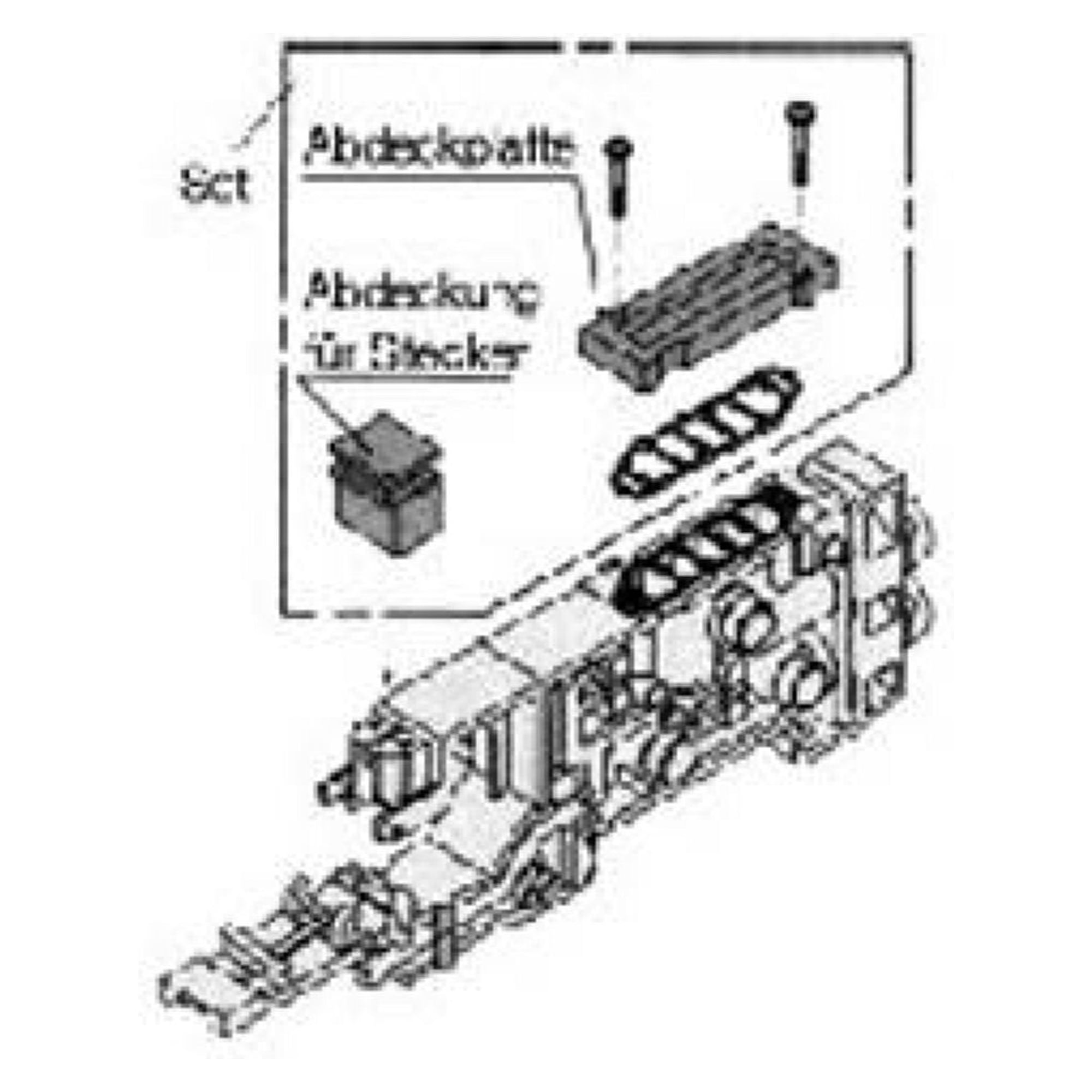 SMC SX5000-76-1A-Q. Abdeckplatte