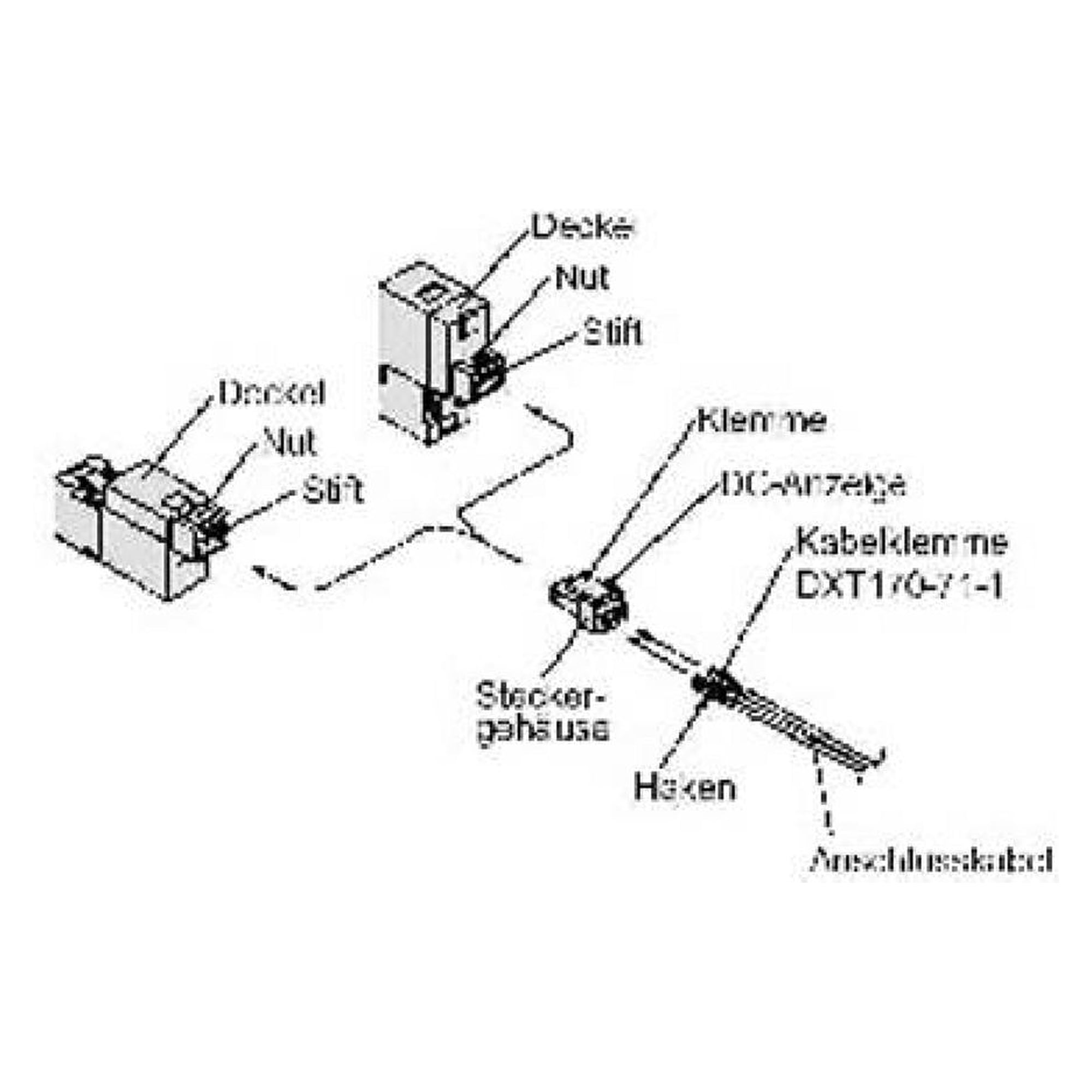 SMC SY100-30-4A-30. Steckdose mit Kabel