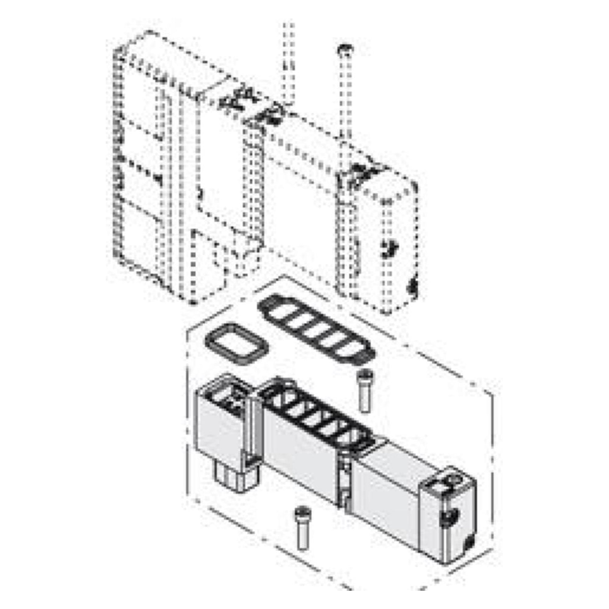 SMC SY30M-40-2A. R-Abtrenndichtung