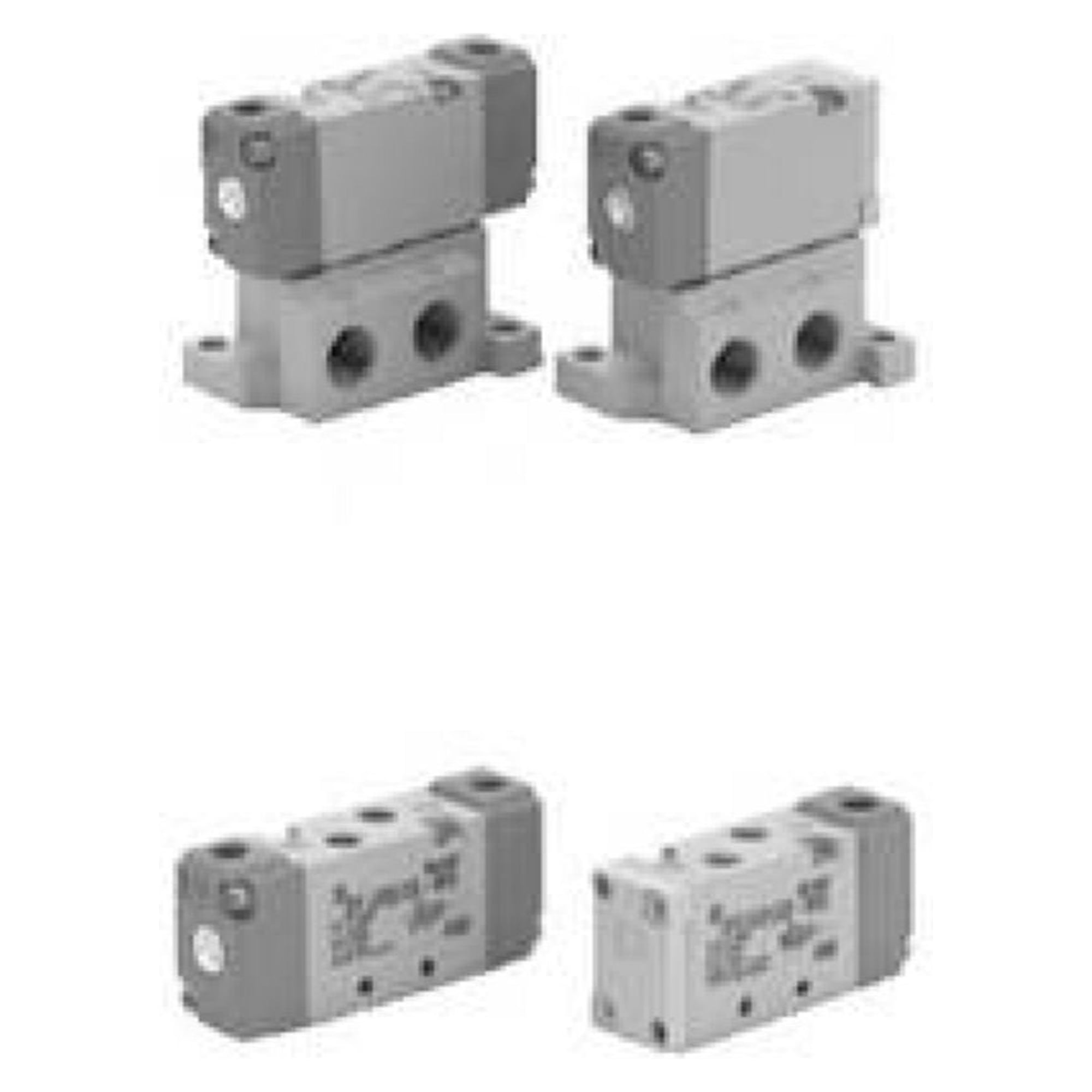 SMC SYJA322-M3. SYJA300/500/700, Pneumatisch betätigtes 3-Wegeventil / Rohrversion