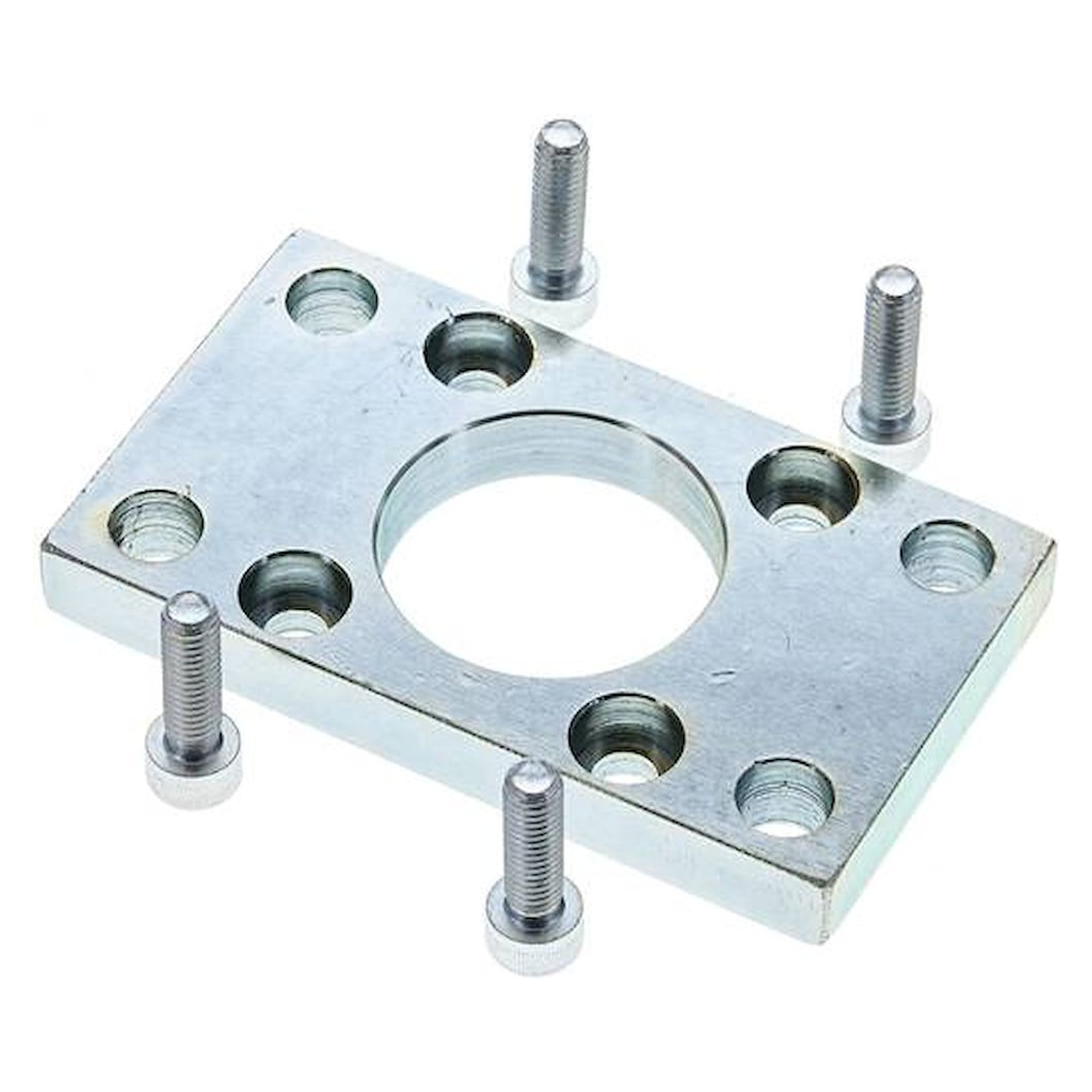 ISO 15552-flange attachment 40 mm, Zinc plated steel