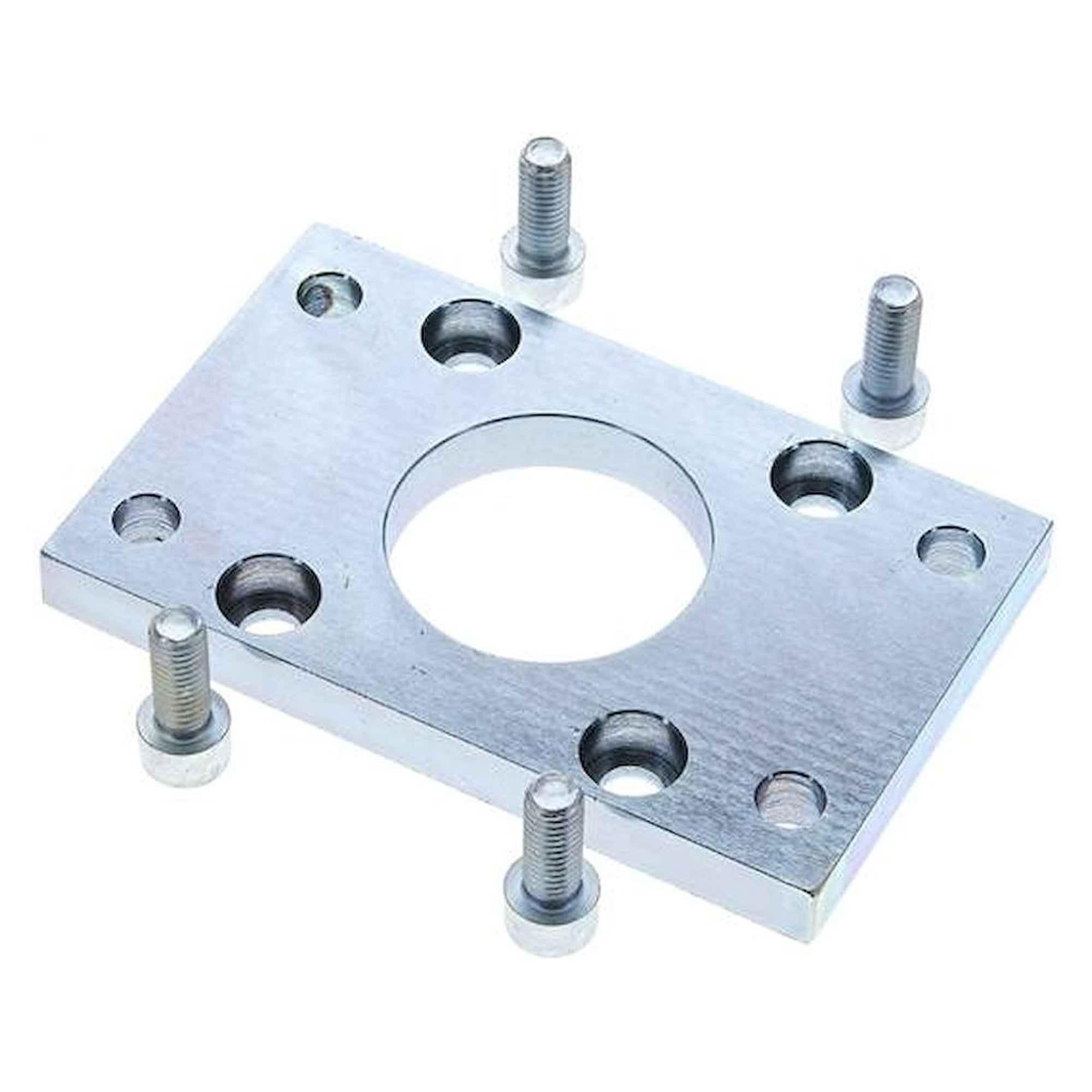 ISO 15552-flange attachment 63 mm, Zinc plated steel