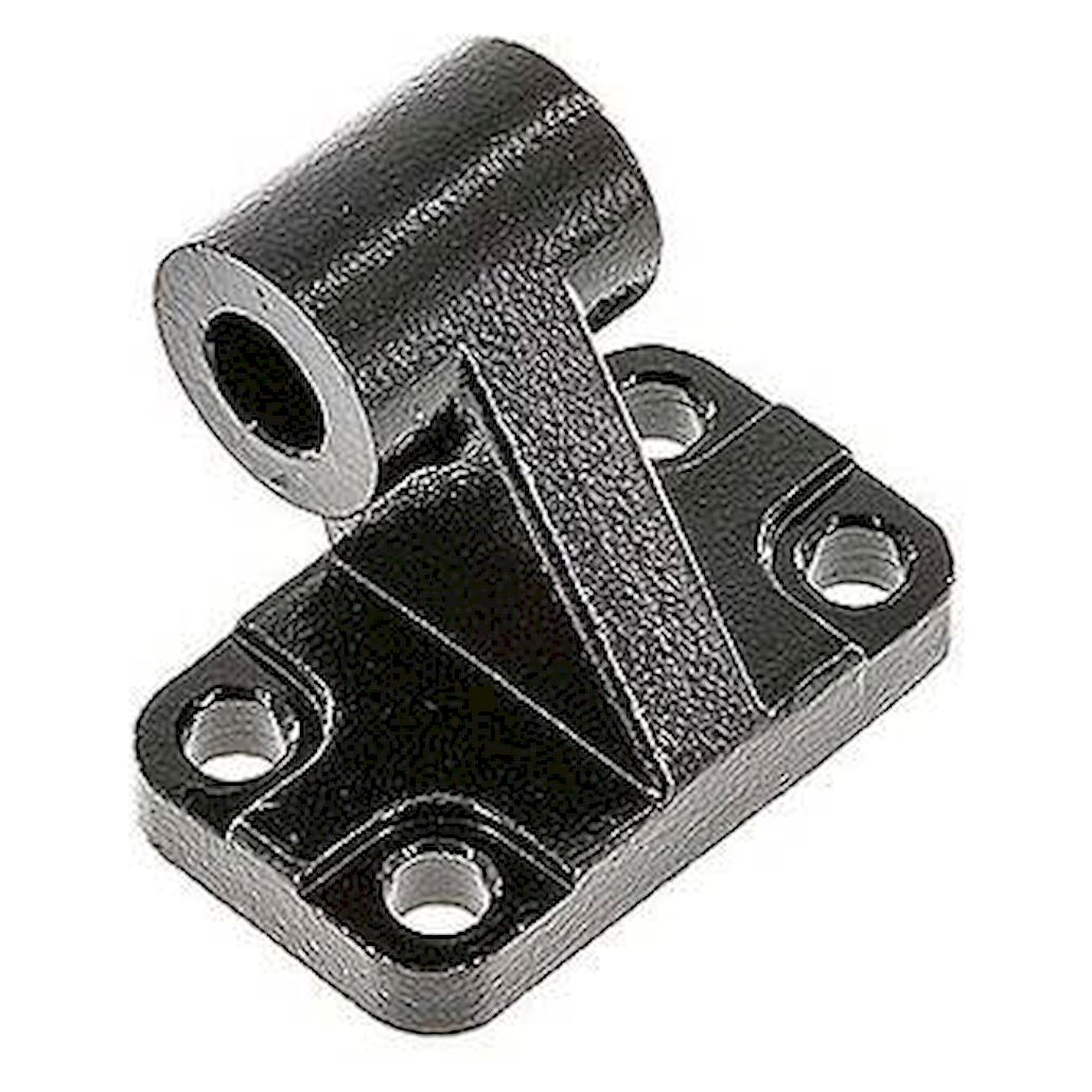 ISO 15552-90° loop strap swivel mounting 32 mm, Burnished steel