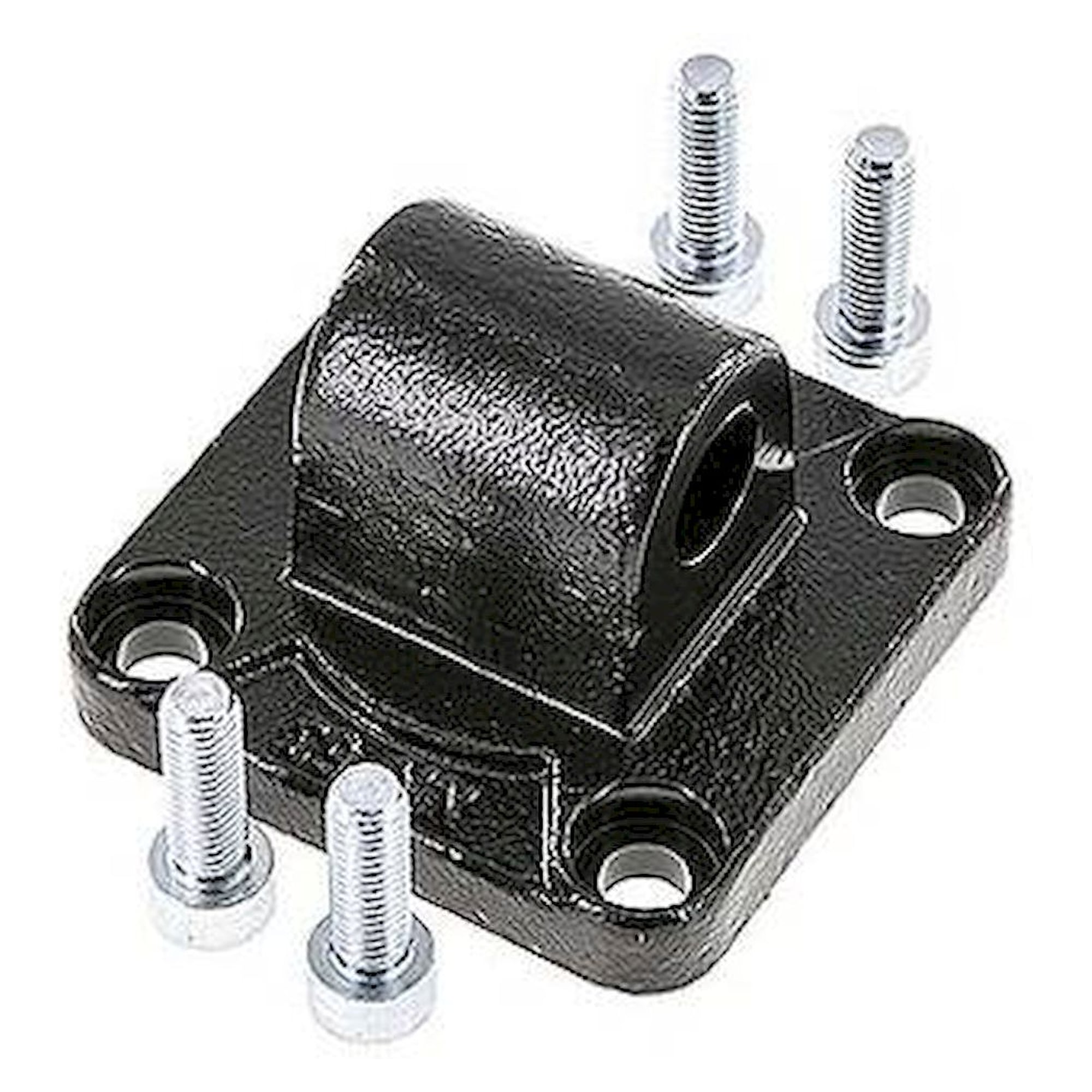 ISO 15552-loop strap swivel fastening 63 mm, Burnished steel