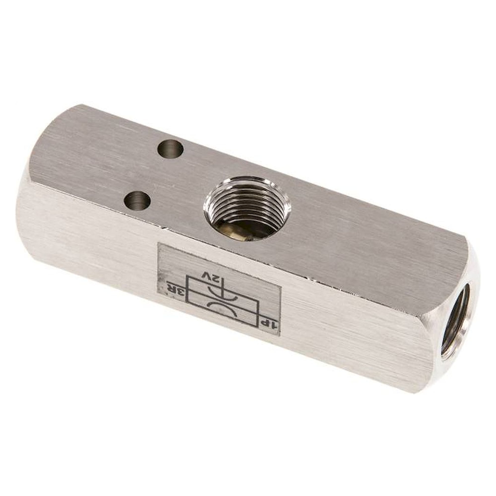 Vacuum ejector, G 1/8", nickel-plated brass