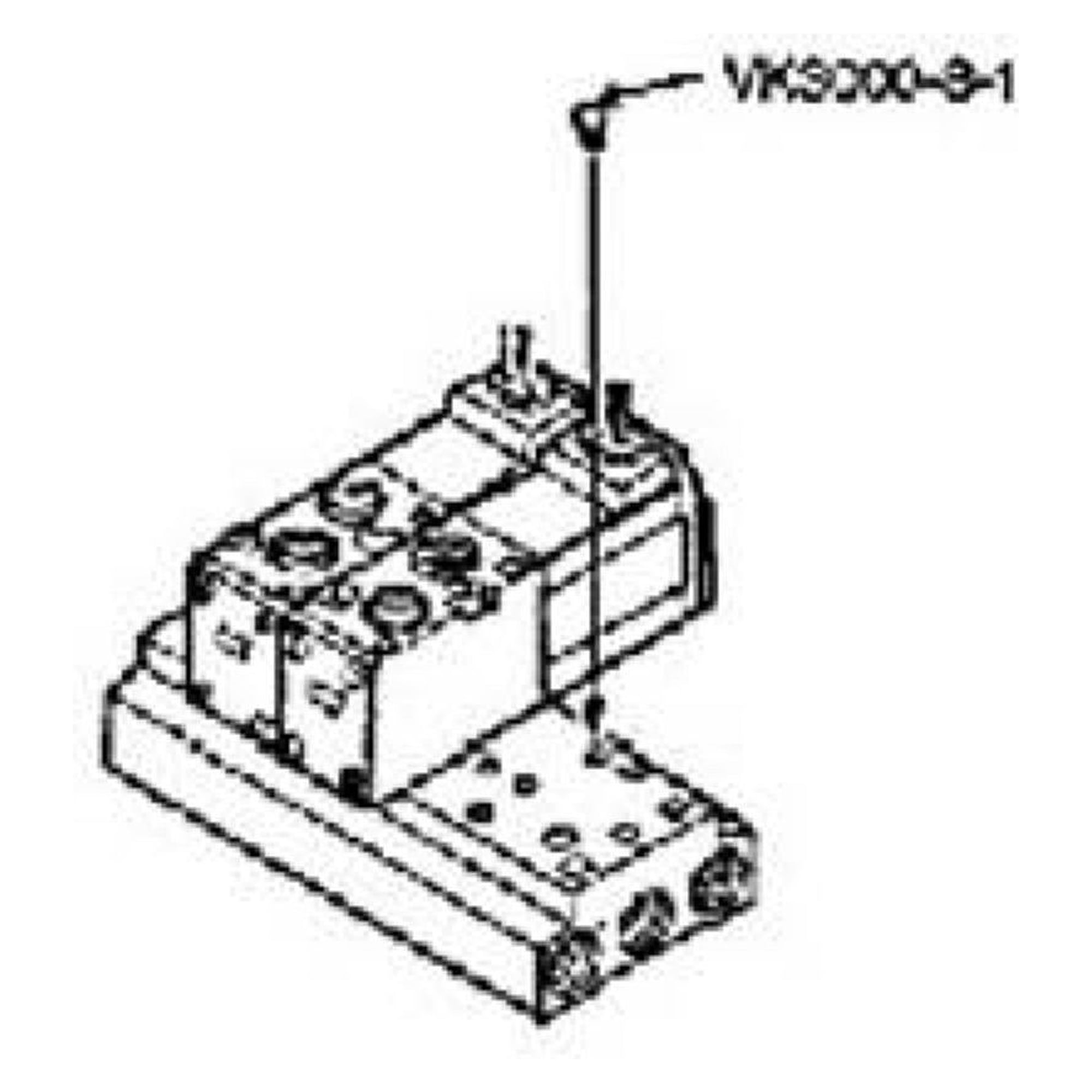 SMC VK3000-7-1A. Blindplatte
