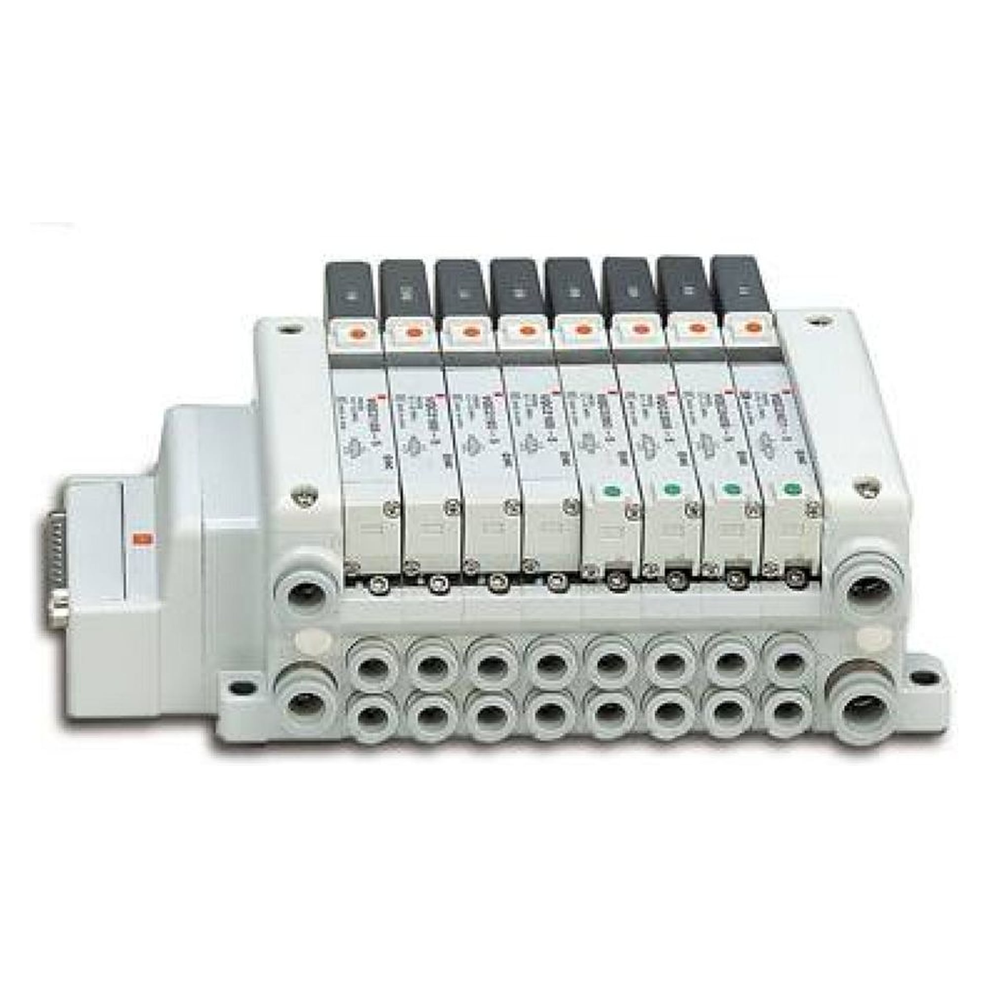 SMC VQ2501N-5B1-Q. VQ2*0*, Serie 2000, 5/2-, 5/3-Wege-Elekromagnetventil, intern verdrahtet, Flanschversion