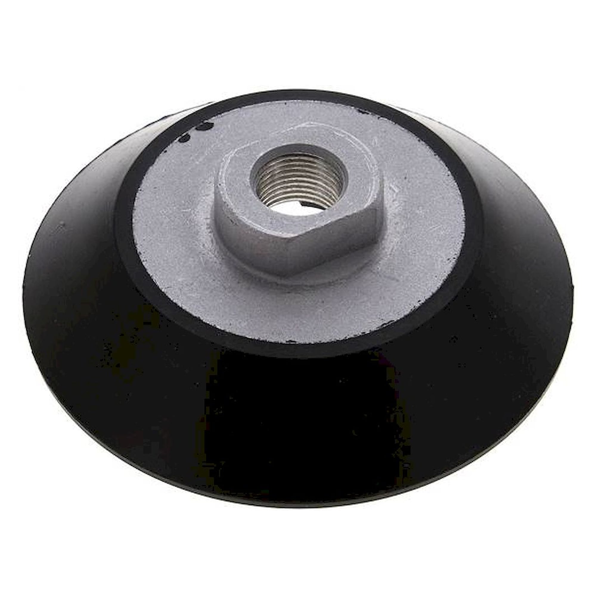 Flachsauger, Ø 100x9mm, G 3/8", NBR (50A), schwarz