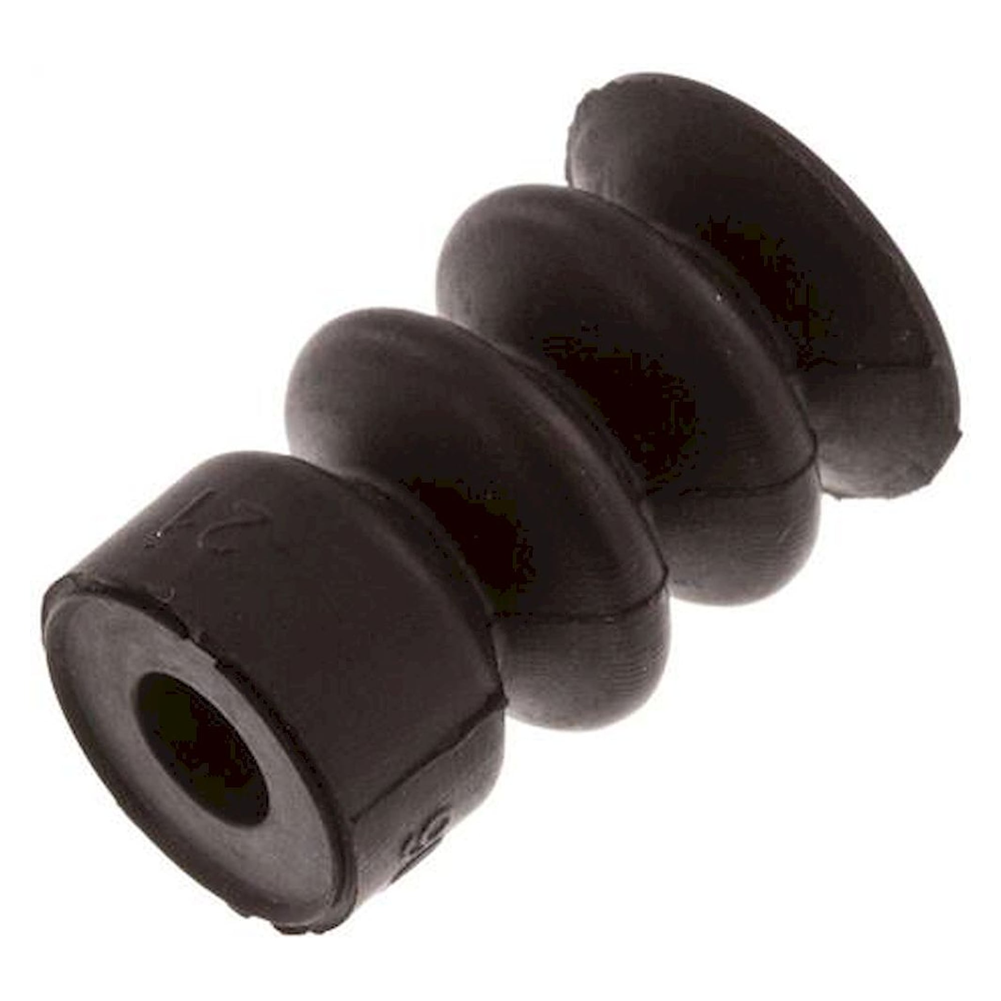 Bellows suction pad, 2,5-way, Ø 14x10mm, NBR (60A), black