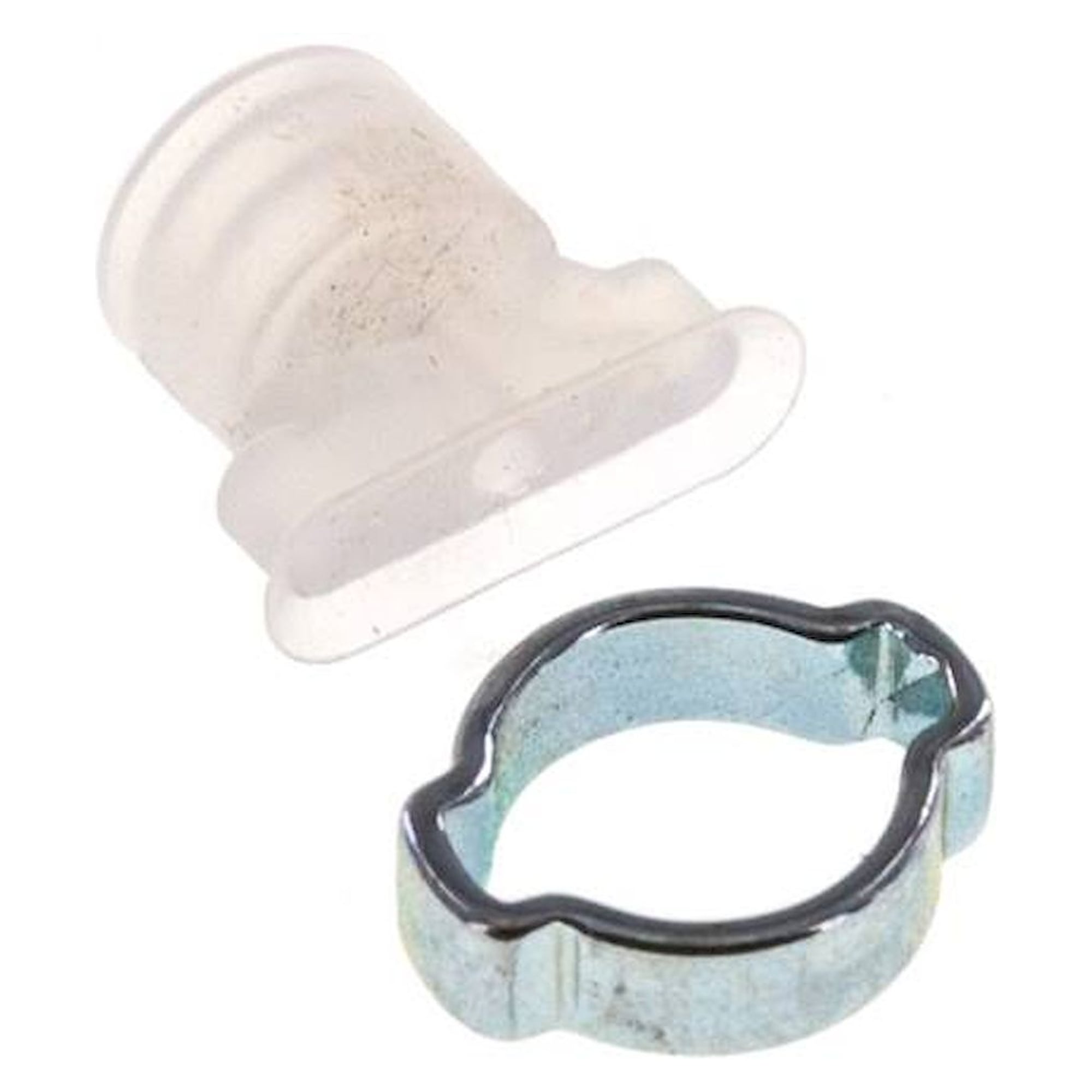 Ovalsauger, 15 x 5mm, Hub 1mm, Silikon (60A), transparent