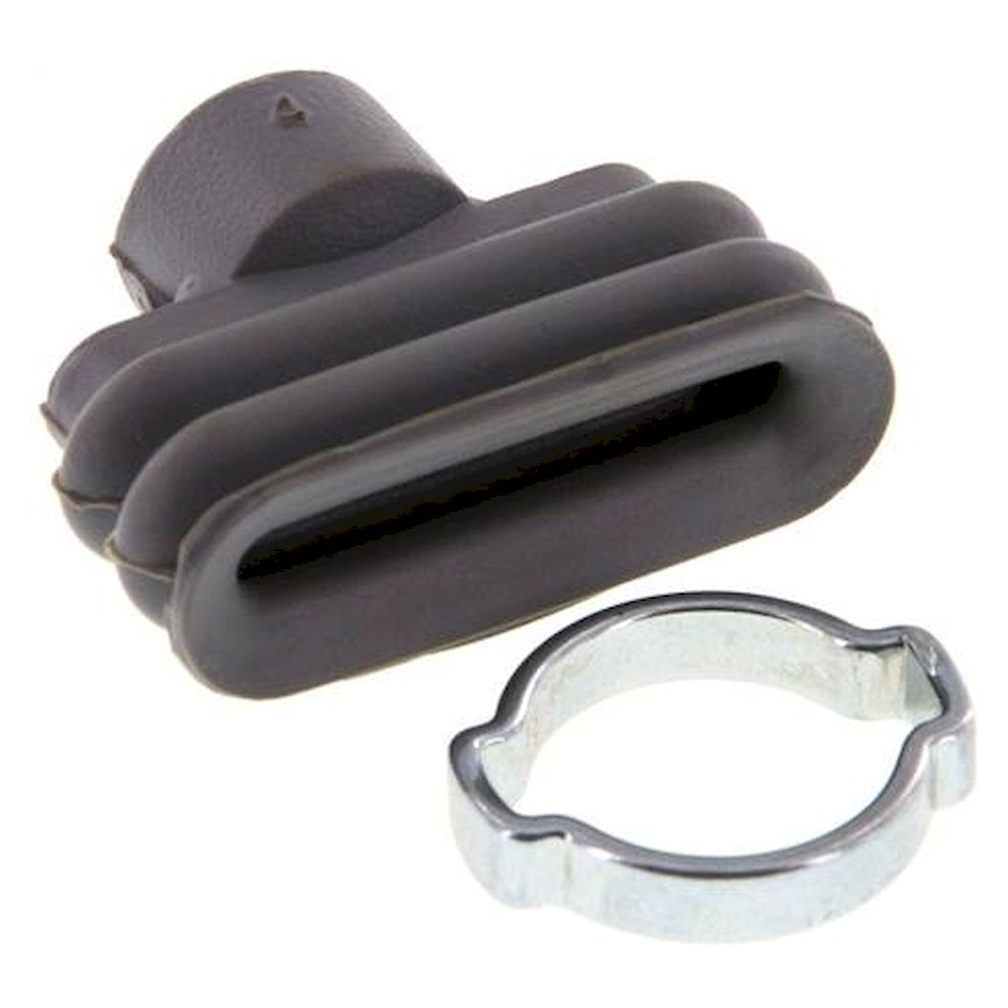 Oval suction pads, 25 x 8mm, stroke 6mm, NBR (60A), Grey
