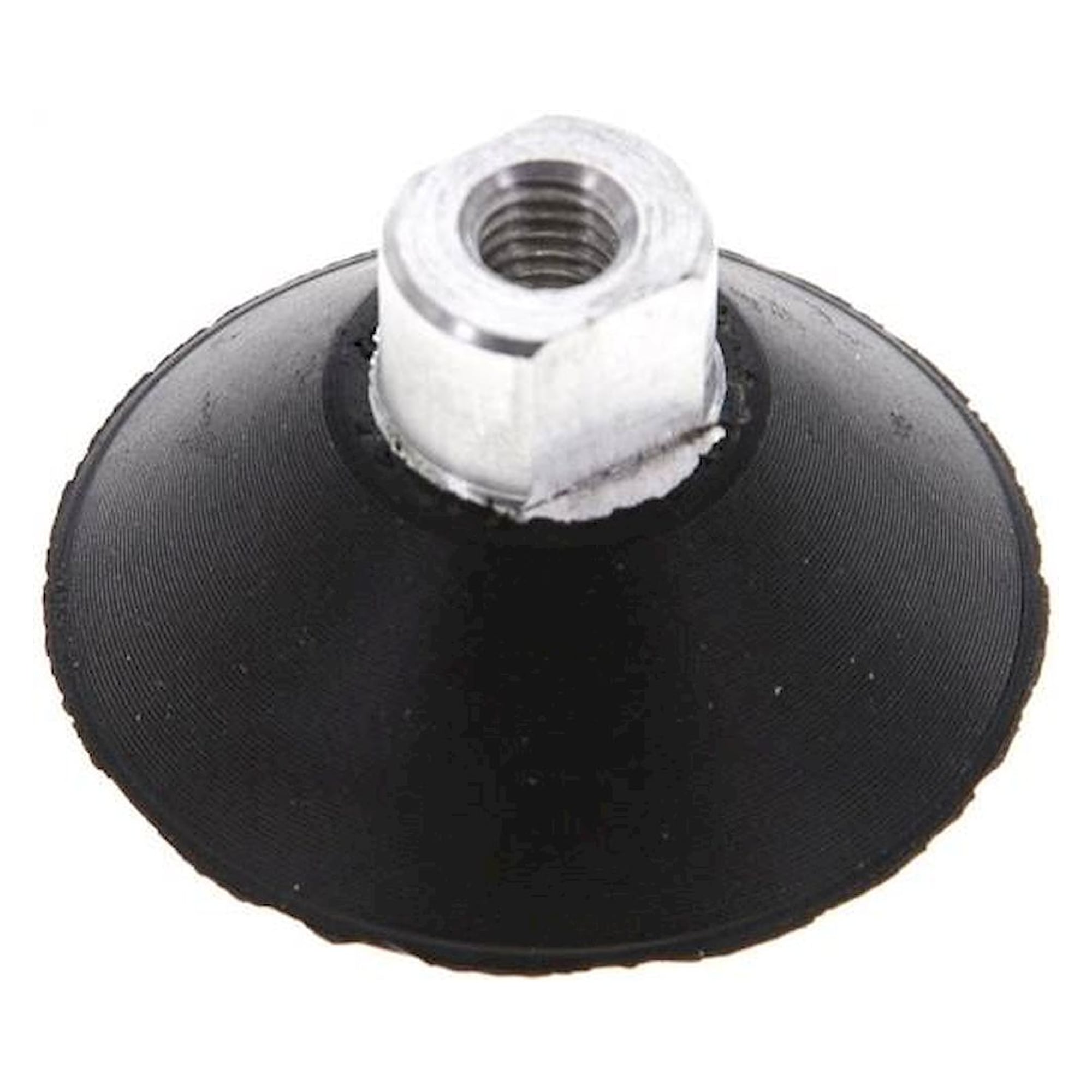 Flachsauger, Ø 30x3mm, M 5, CR (55A), schwarz