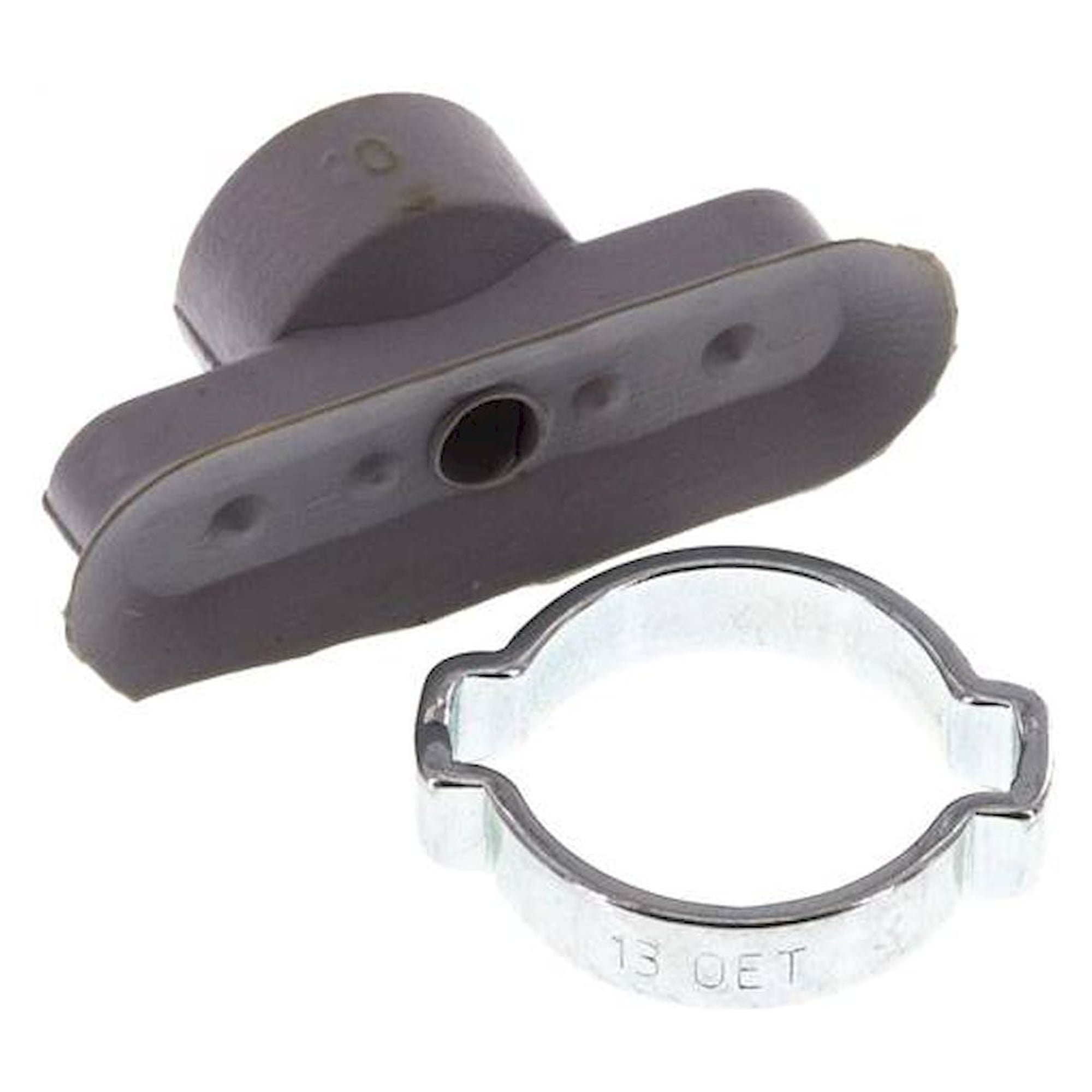 Oval teats, 30 x 10mm, stroke 2mm, NBR (60A), Grey