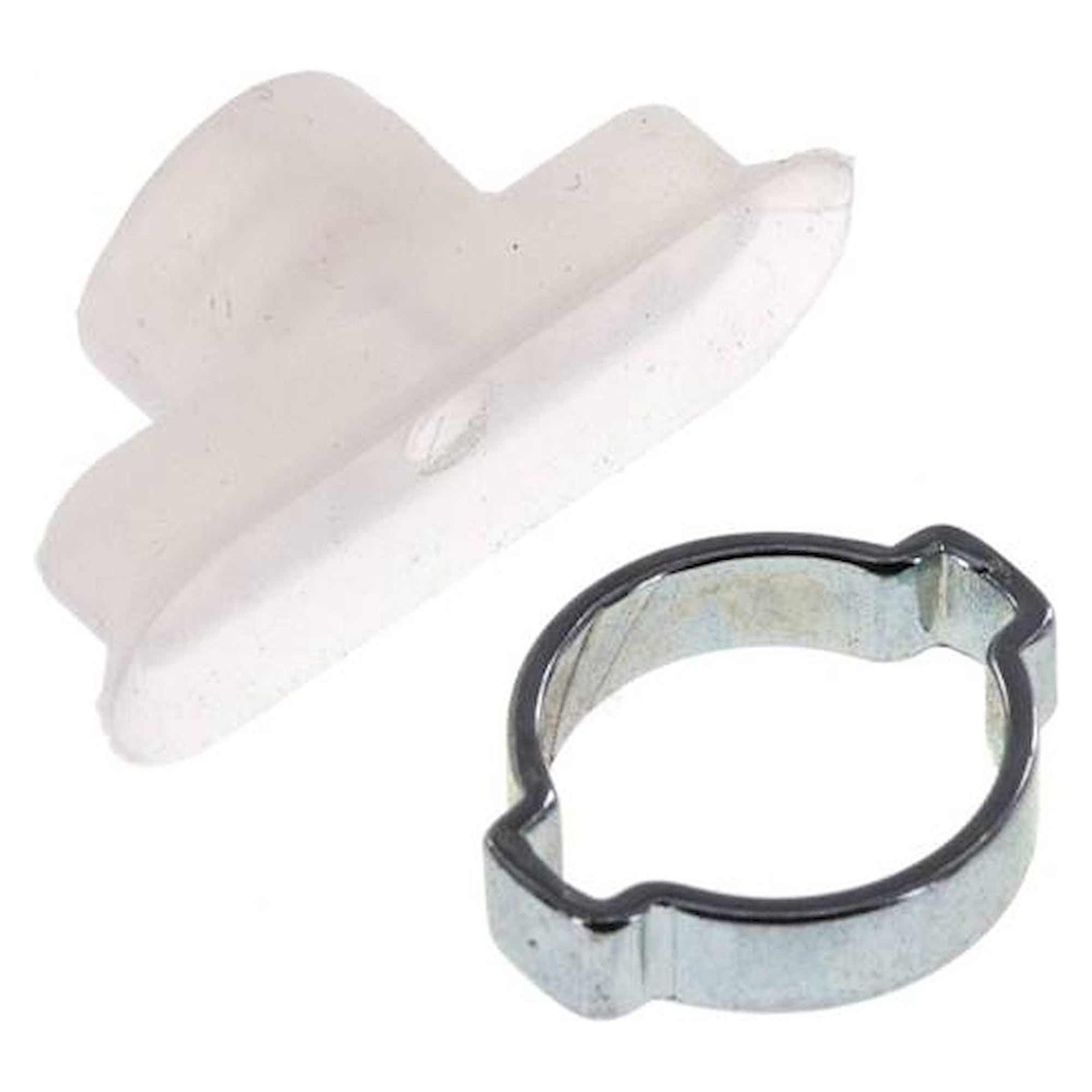 Ovalsauger, 30 x 10mm, Hub 2mm, Silikon (60A), transparent