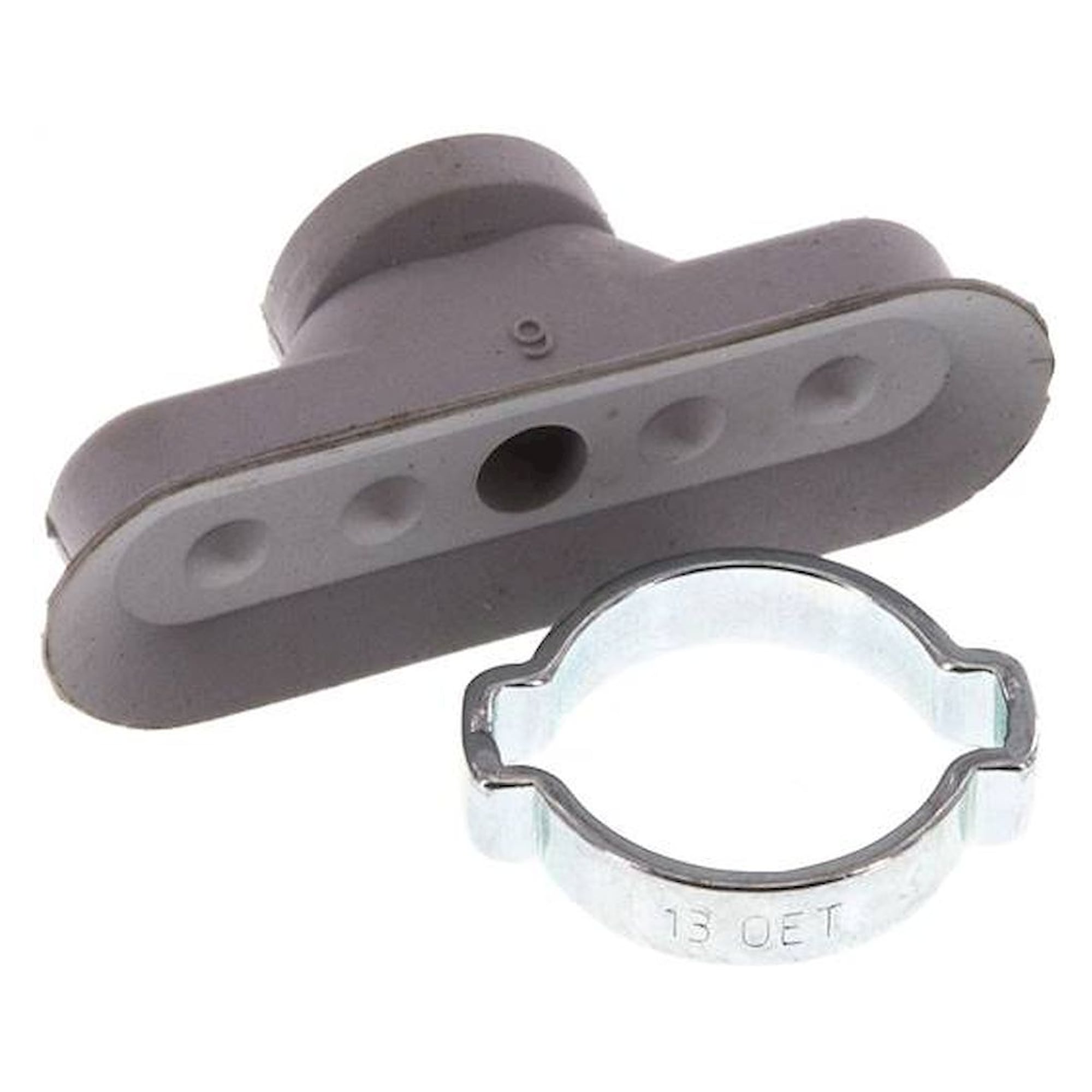 Ovalsauger, 36 x 12mm, Hub 2mm, NBR (60A), grau